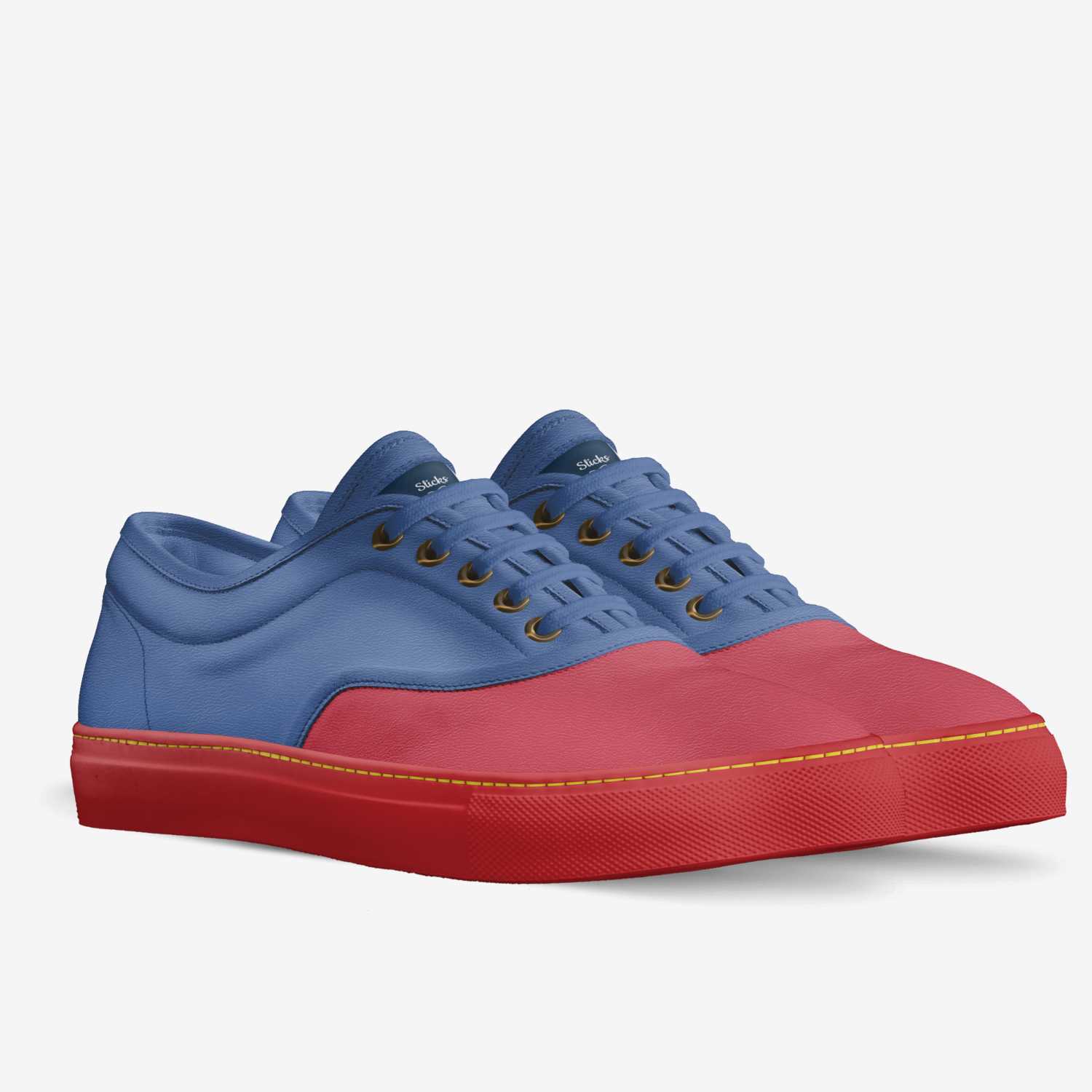 Slicks custom made in Italy shoes by Abdulwasay Mohsen | Double view