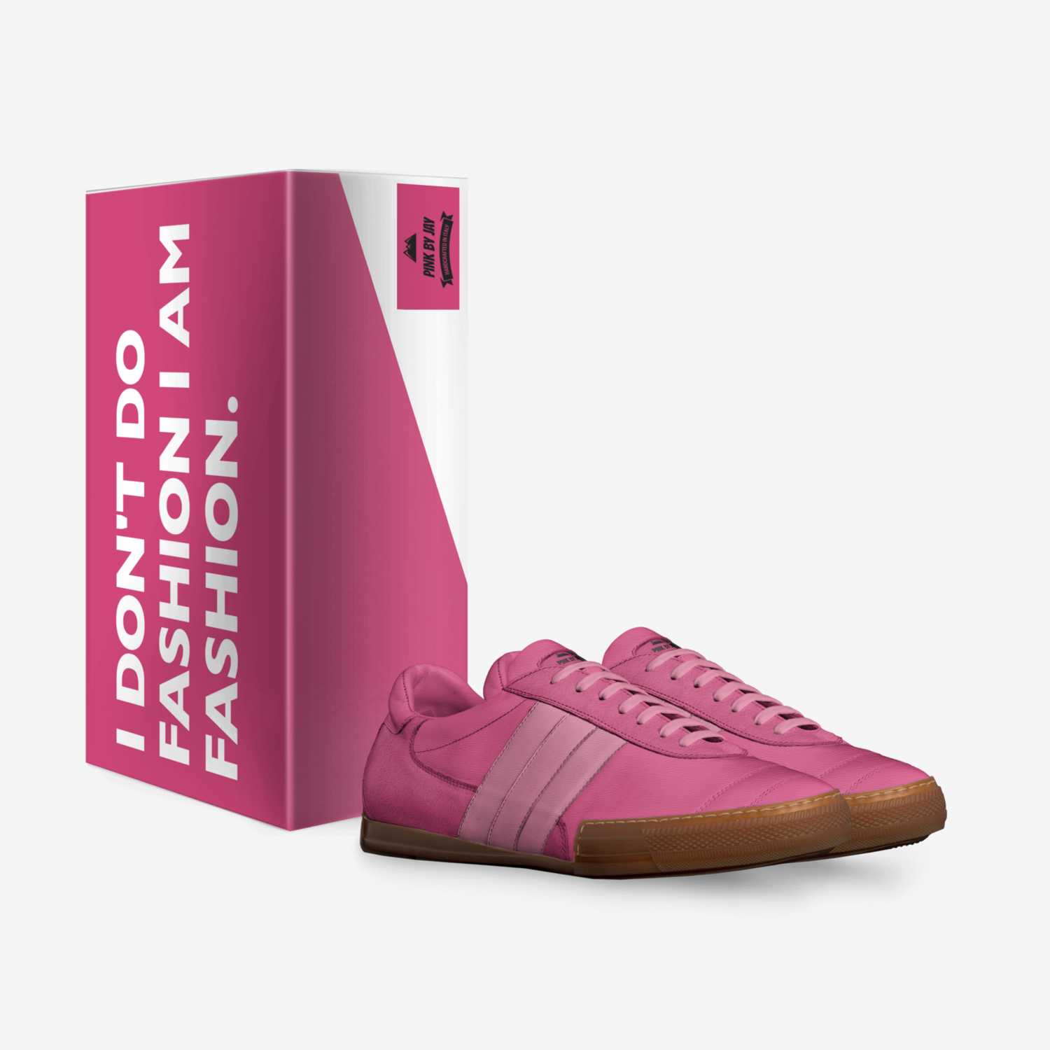 Pink by Jay custom made in Italy shoes by Jordan B Smith Iii | Box view