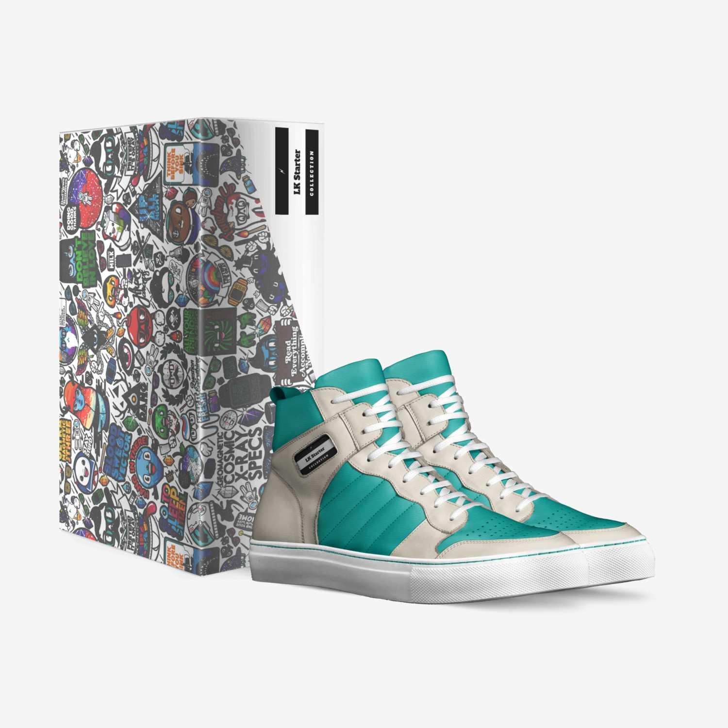 LK Starter custom made in Italy shoes by Darren Darren | Box view