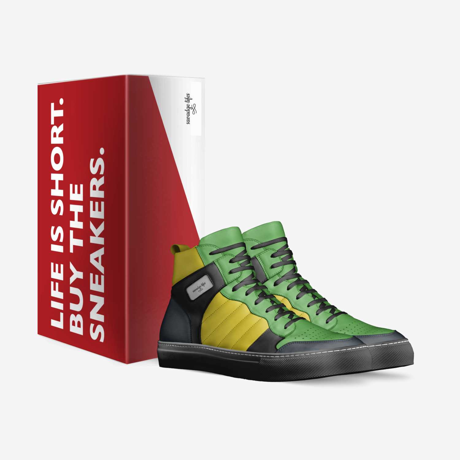 savadge lifes custom made in Italy shoes by Jahree Khail Jarrel Watson | Box view