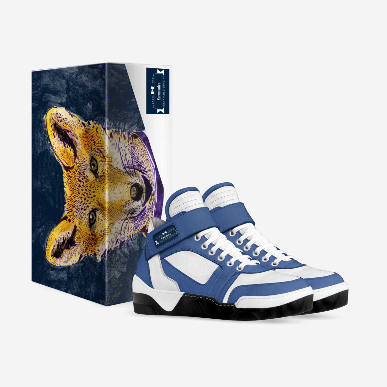 Karmasutra custom made in Italy shoes by Antoine Anderson | Box view