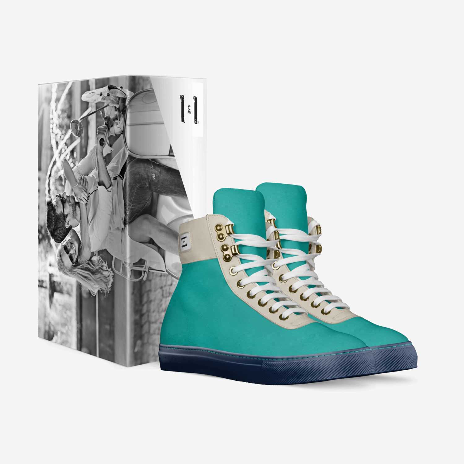 Jv's custom made in Italy shoes by Emily | Box view