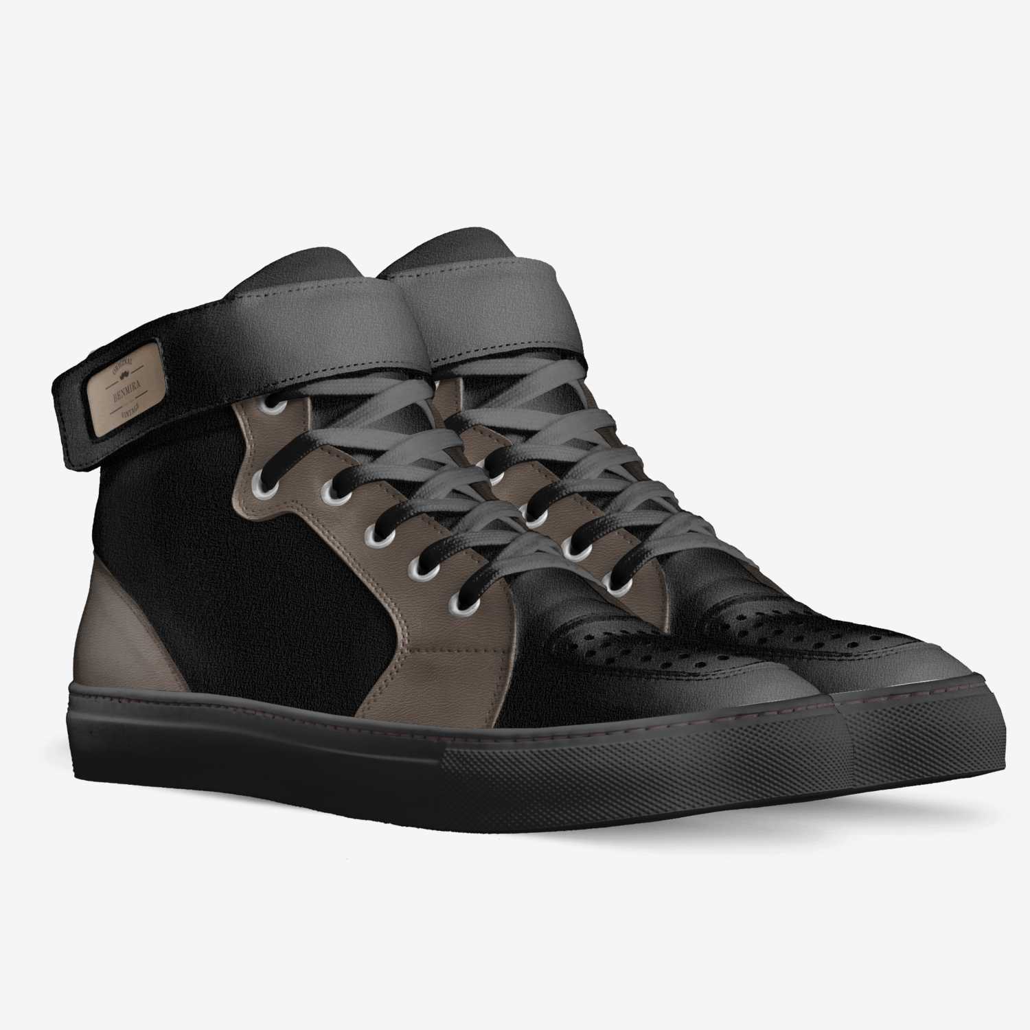 Simo el s custom made in Italy shoes by Benmira Mohamed Islem | Double view