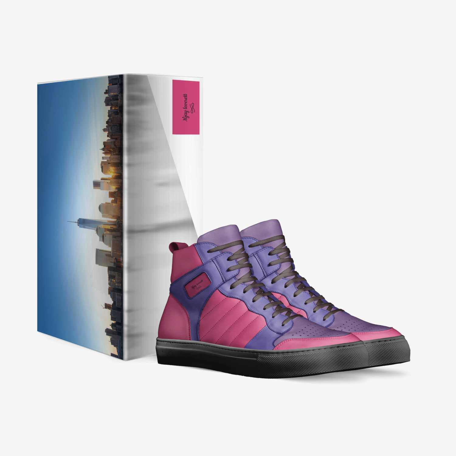 Mjay leverett custom made in Italy shoes by Manajah Leverett | Box view