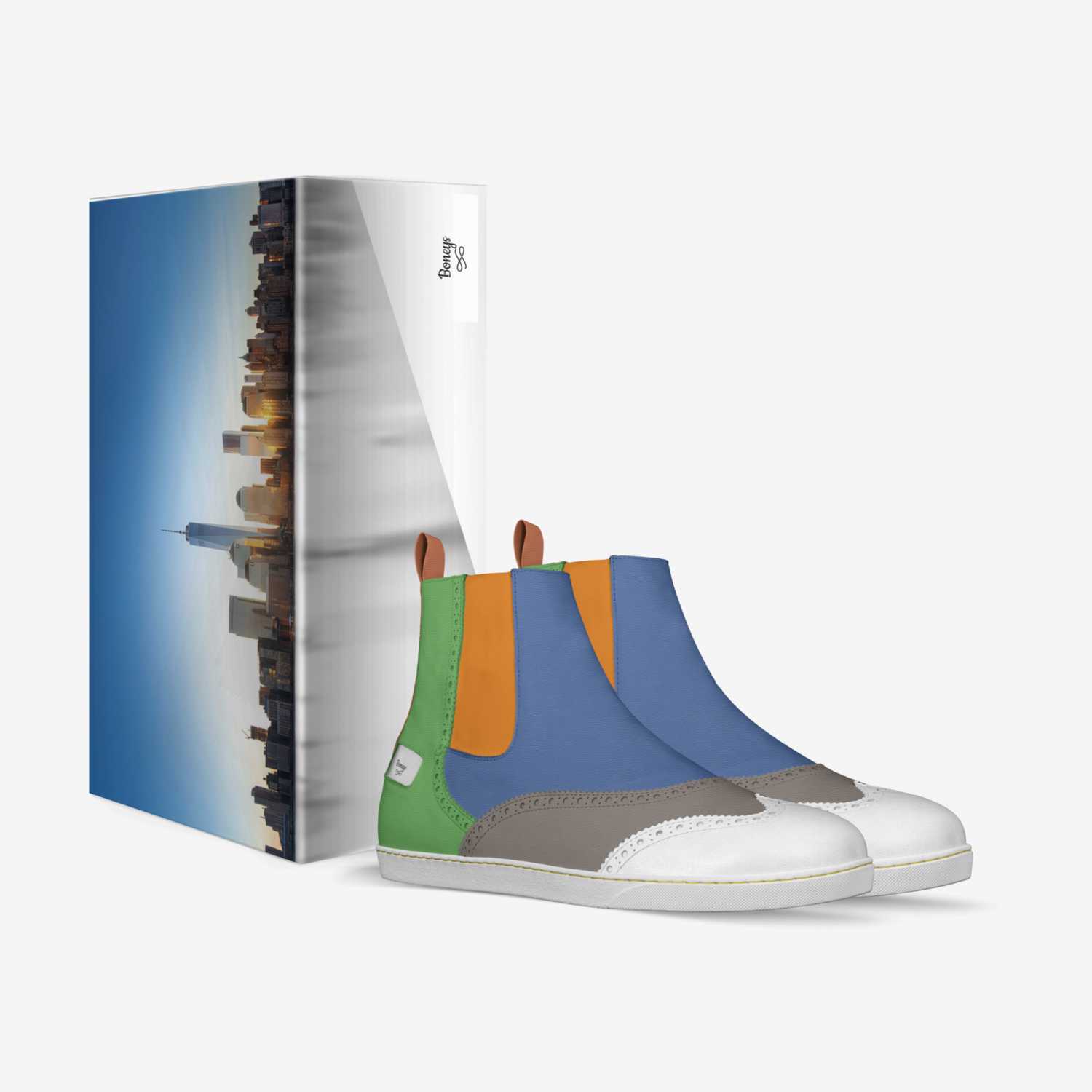 Boneys custom made in Italy shoes by Kyle Boney | Box view