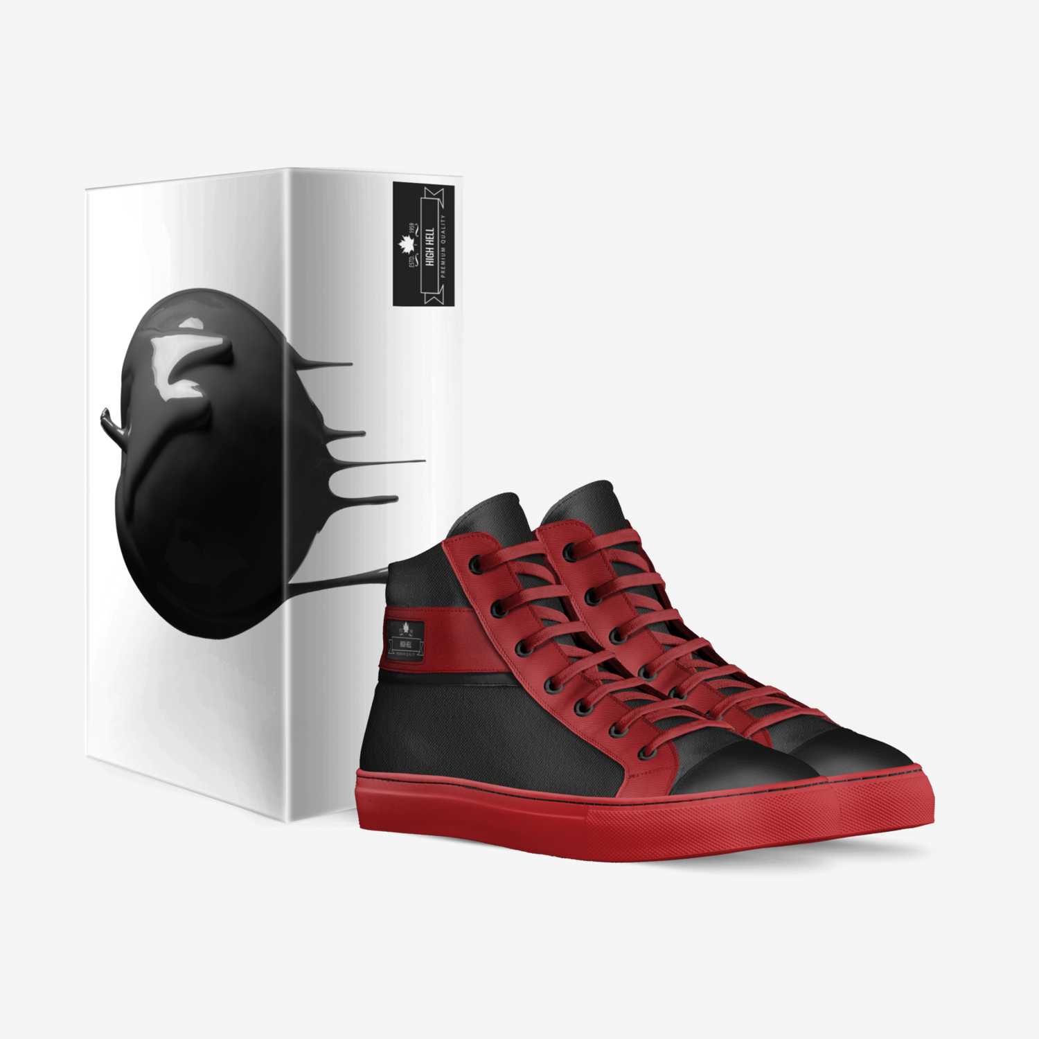 High Hell  custom made in Italy shoes by Branden Troy Vaughn | Box view