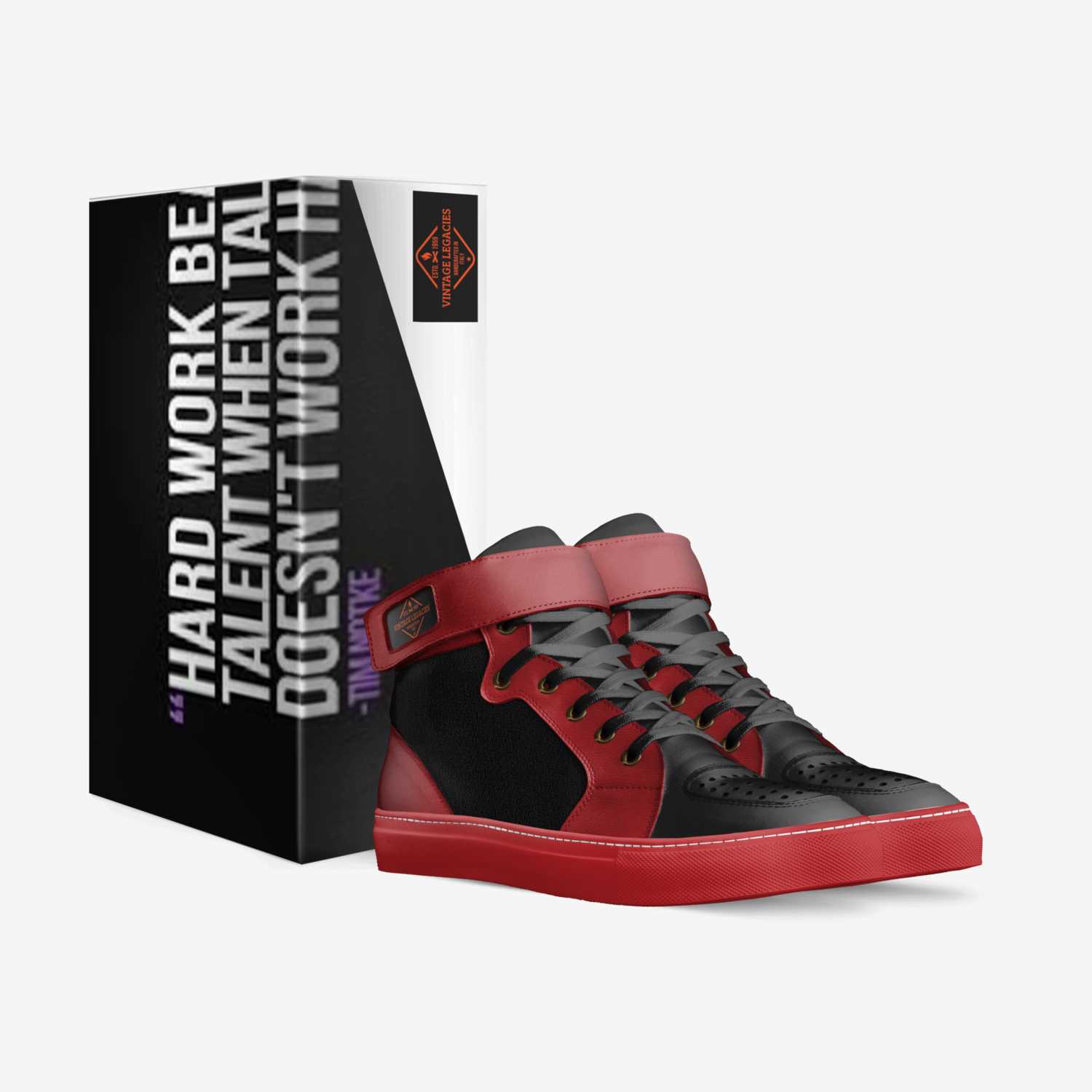 Vintage Legacies custom made in Italy shoes by Loui Williams | Box view