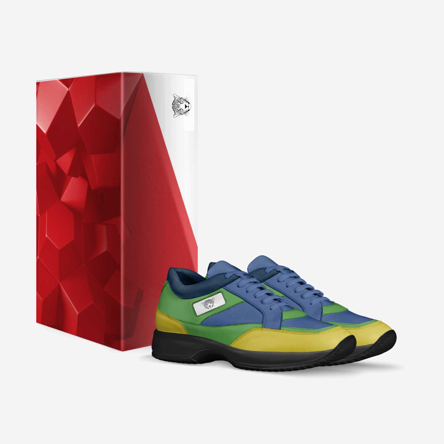 Brazillian sport custom made in Italy shoes by Sammi Stark | Box view