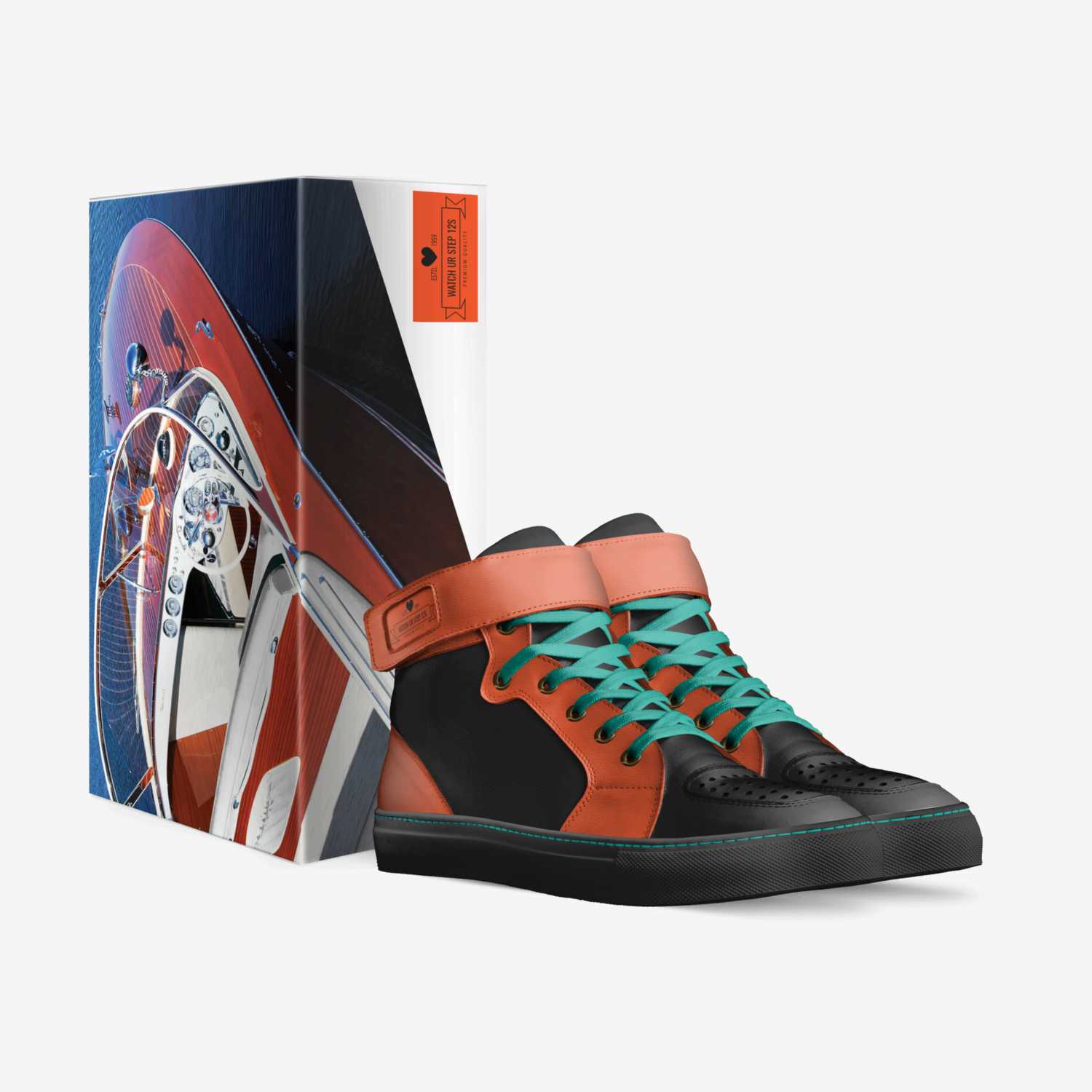 watch ur step 12s custom made in Italy shoes by Austin Damery | Box view