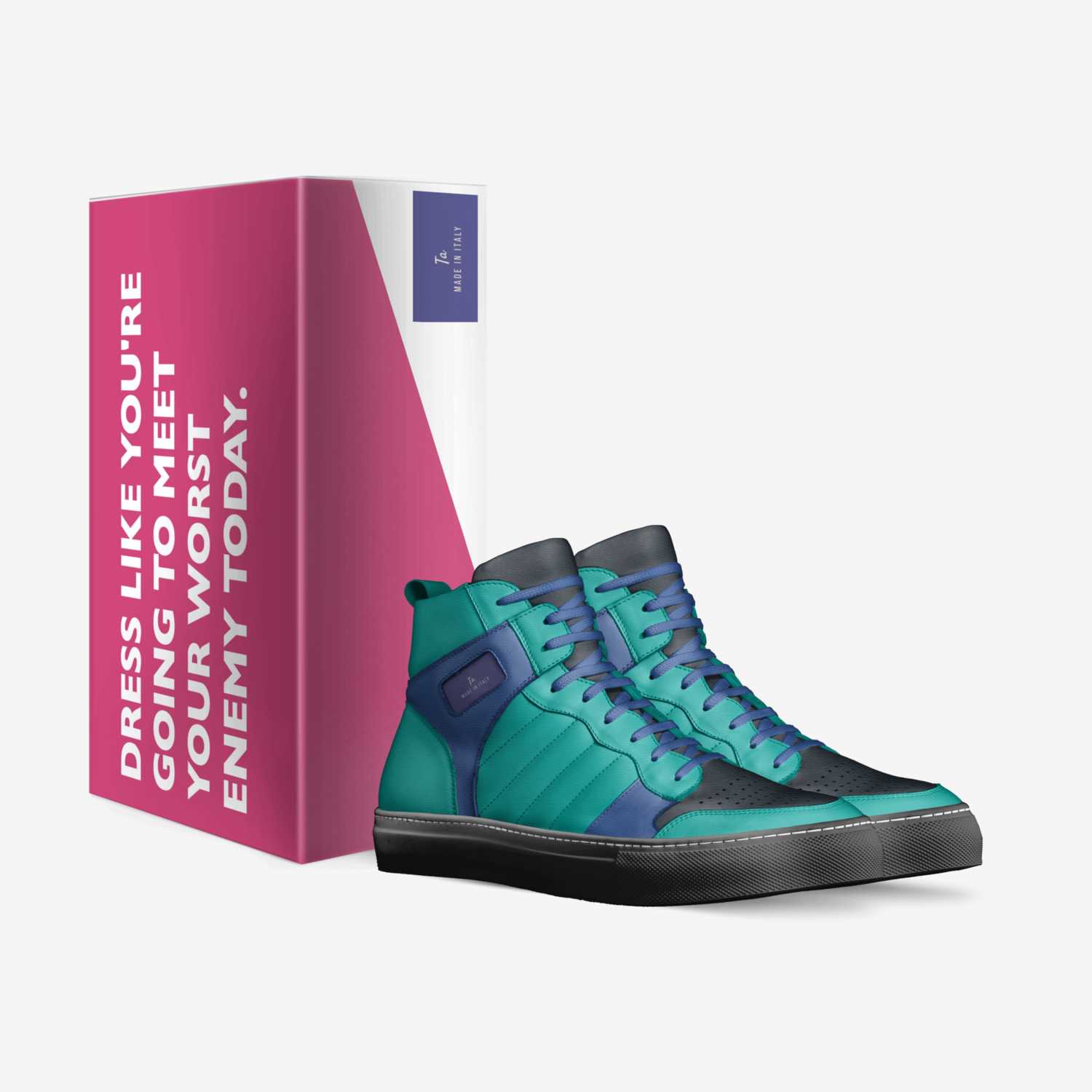 Ta custom made in Italy shoes by Diamond Lewis | Box view