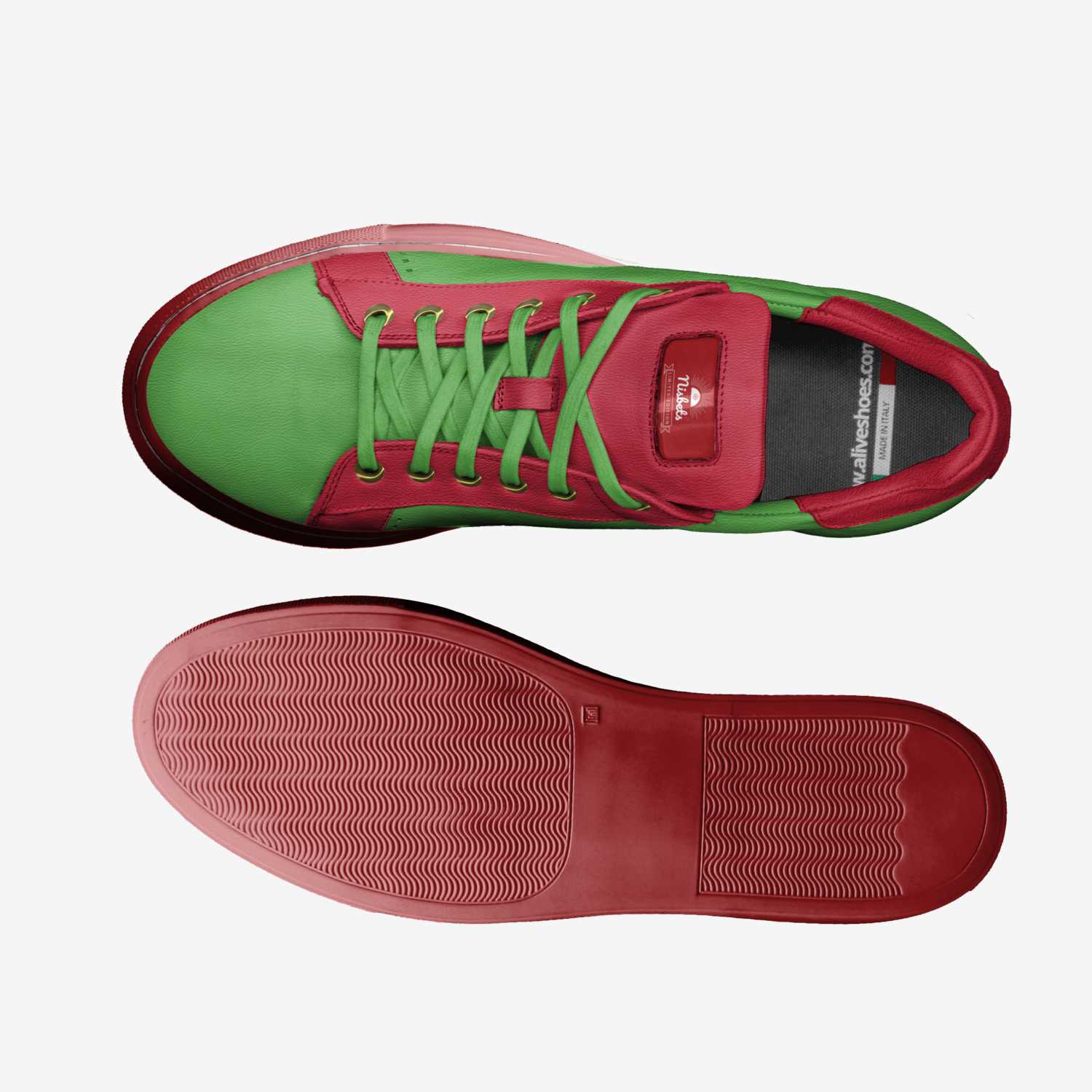 Nisbets custom made in Italy shoes by Stephen Nisbet | Top view