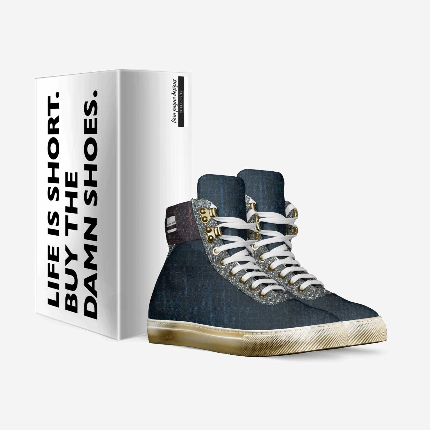 liam payne designs custom made in Italy shoes by Liam Payne | Box view