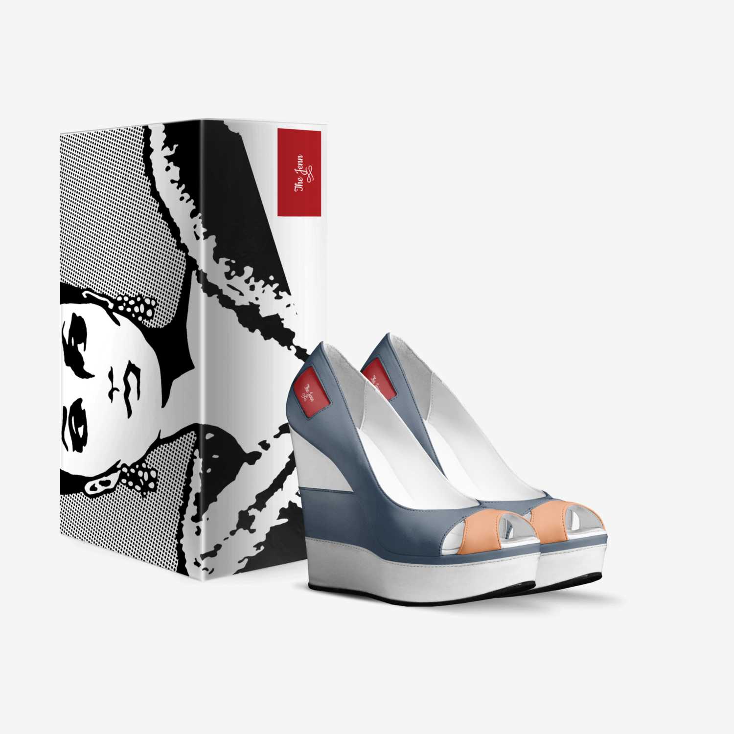 The Jenn custom made in Italy shoes by Jamina | Box view