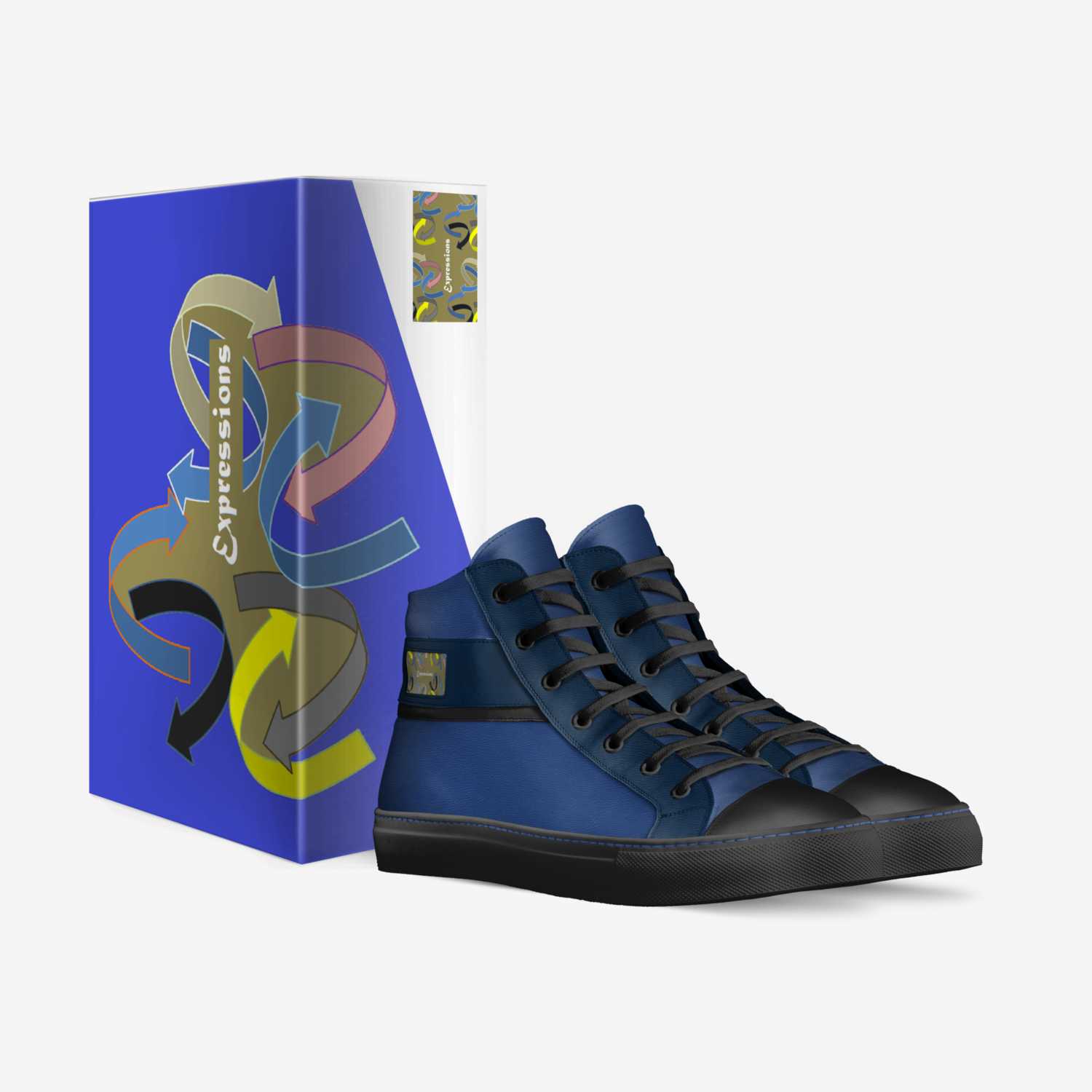 Expressions custom made in Italy shoes by Sherae Love | Box view
