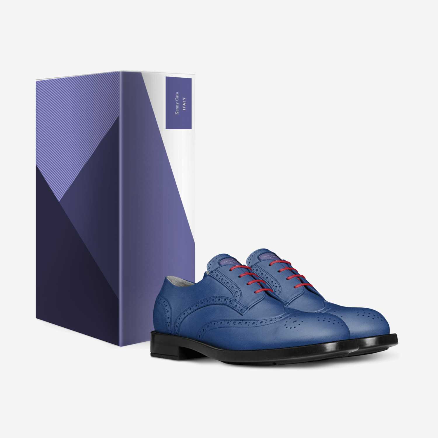 Kc custom made in Italy shoes by Kenny J Cato | Box view