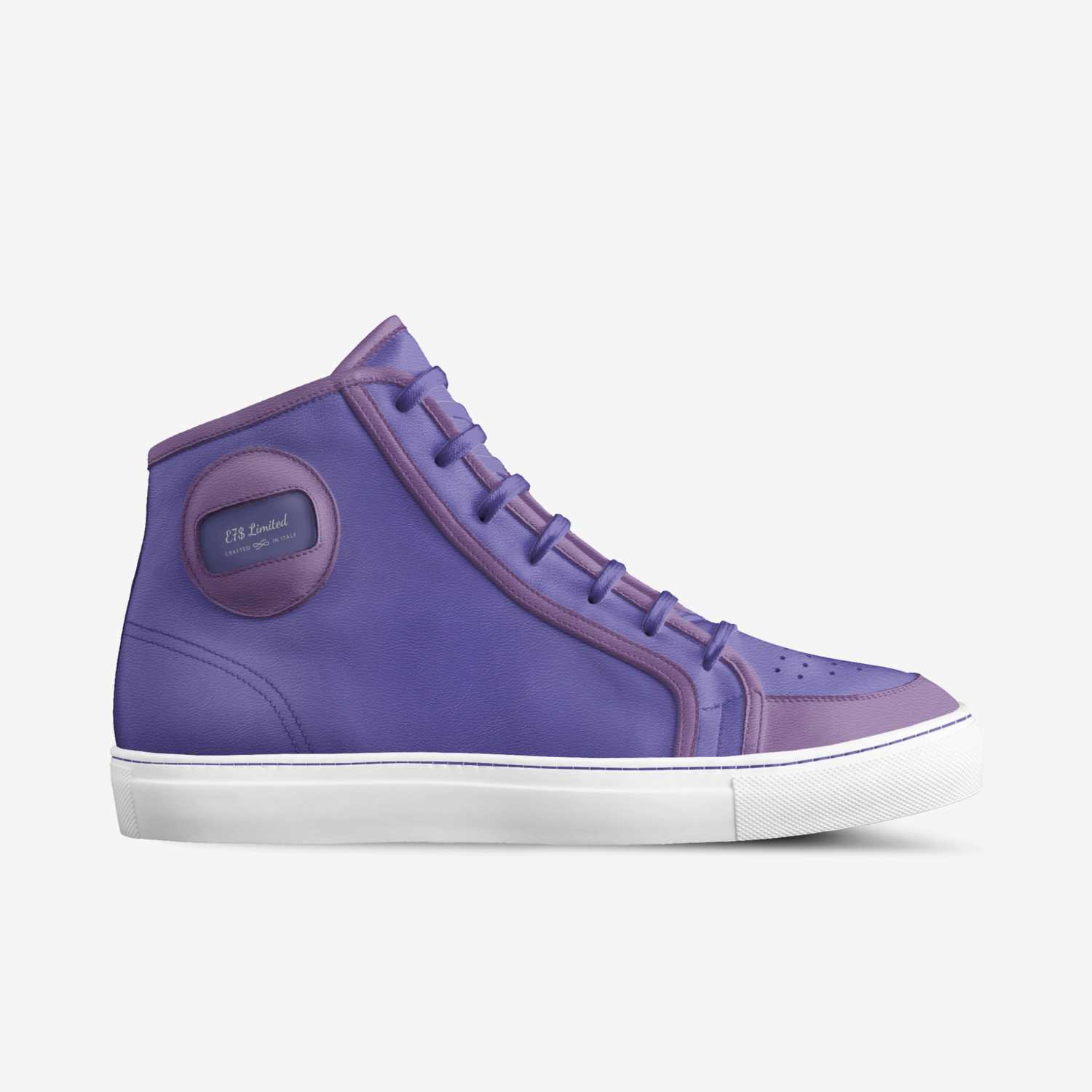 E7$ Limited custom made in Italy shoes by Lateef Williams | Side view