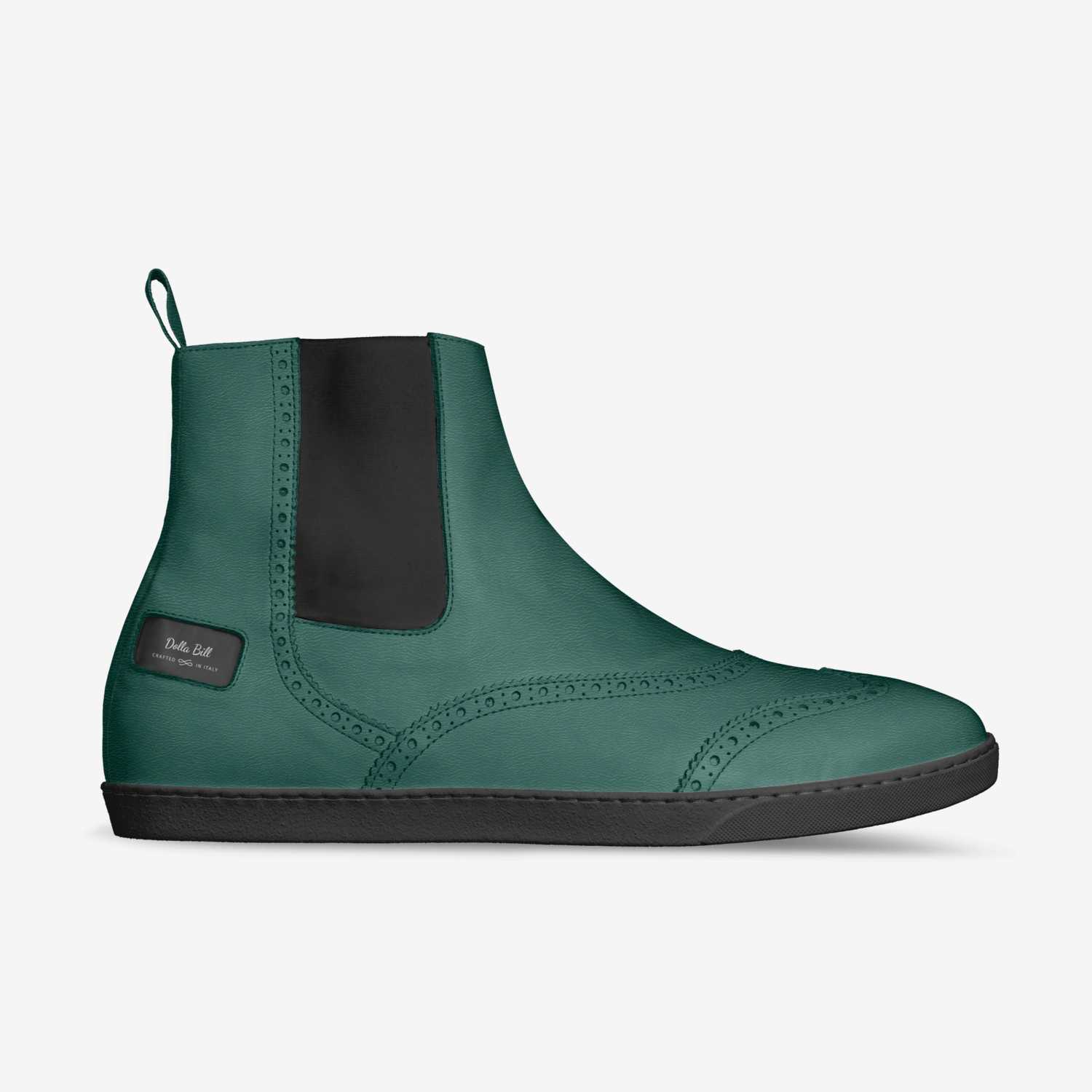 Dolla Bill custom made in Italy shoes by Lateef Williams | Side view