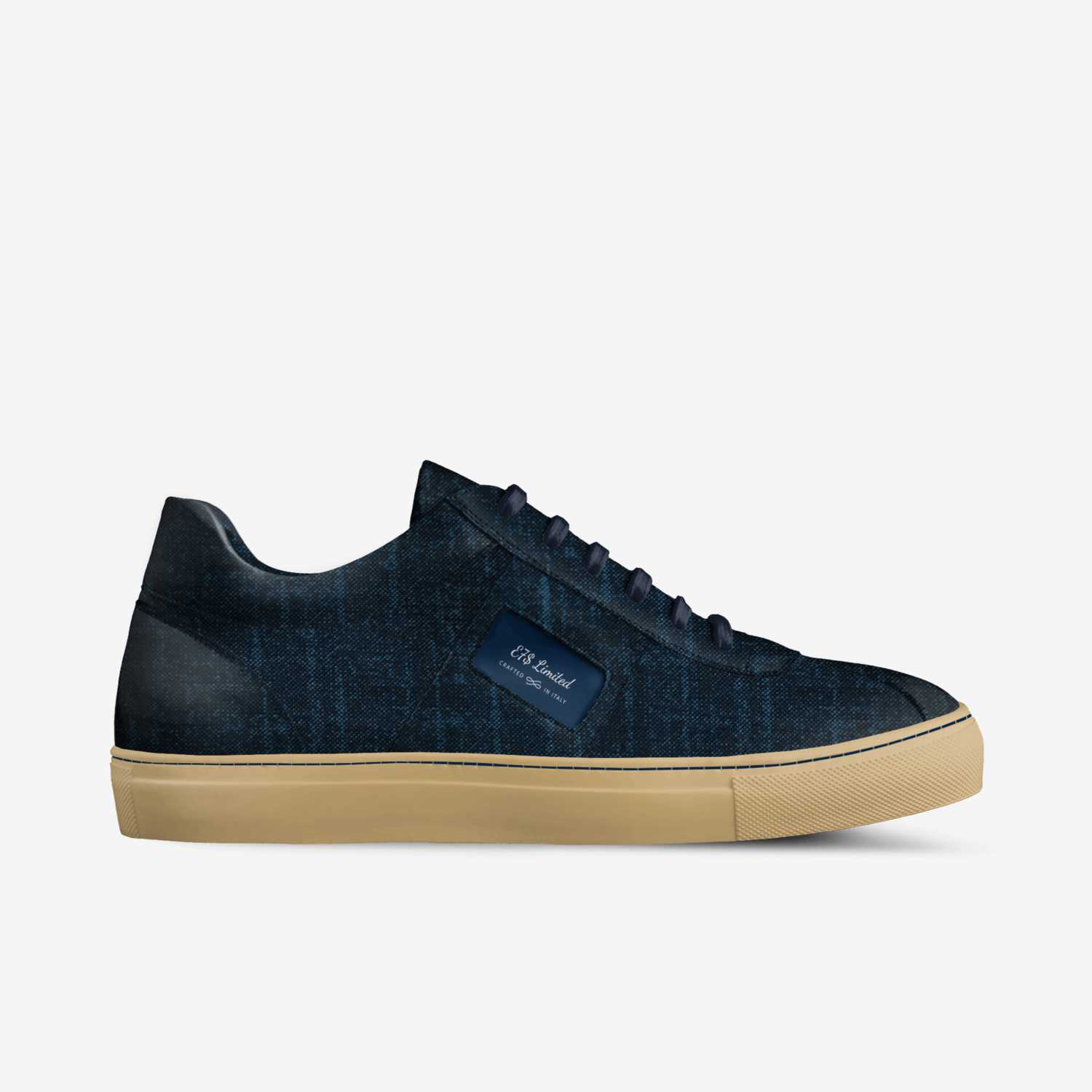 E7$ Limited custom made in Italy shoes by Lateef Williams | Side view