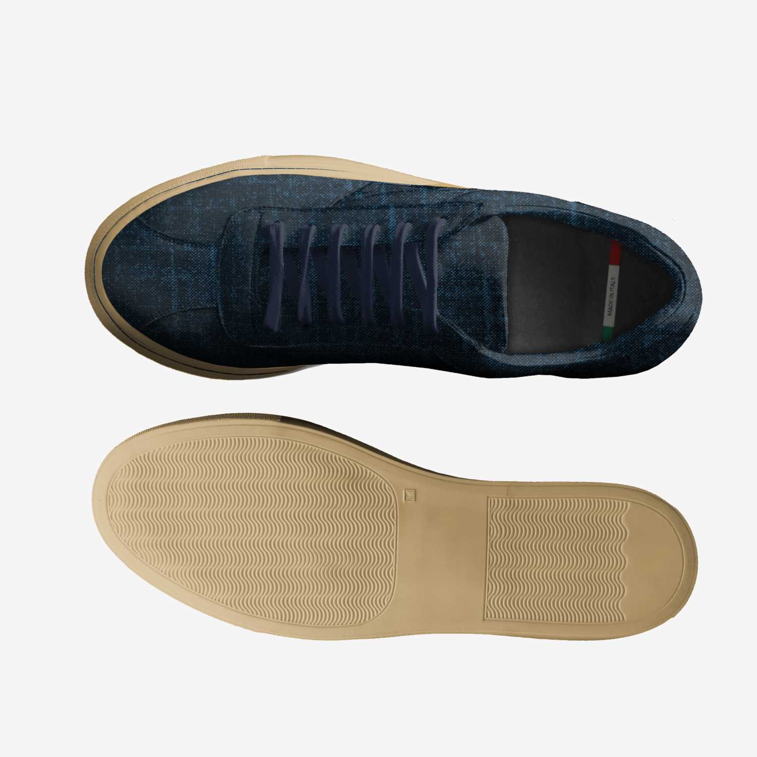 E7$ Limited custom made in Italy shoes by Lateef Williams | Top view