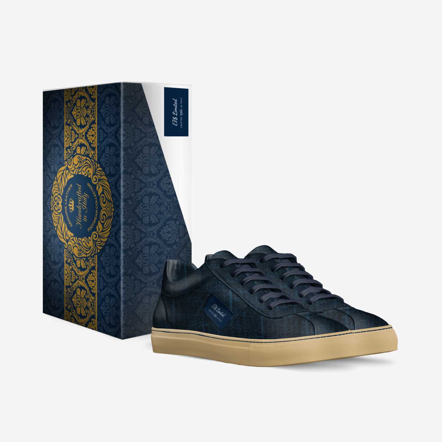 E7$ Limited custom made in Italy shoes by Lateef Williams | Box view