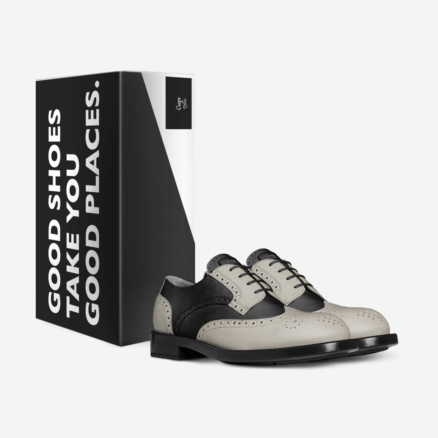 Creps custom made in Italy shoes by Garry Muller | Box view