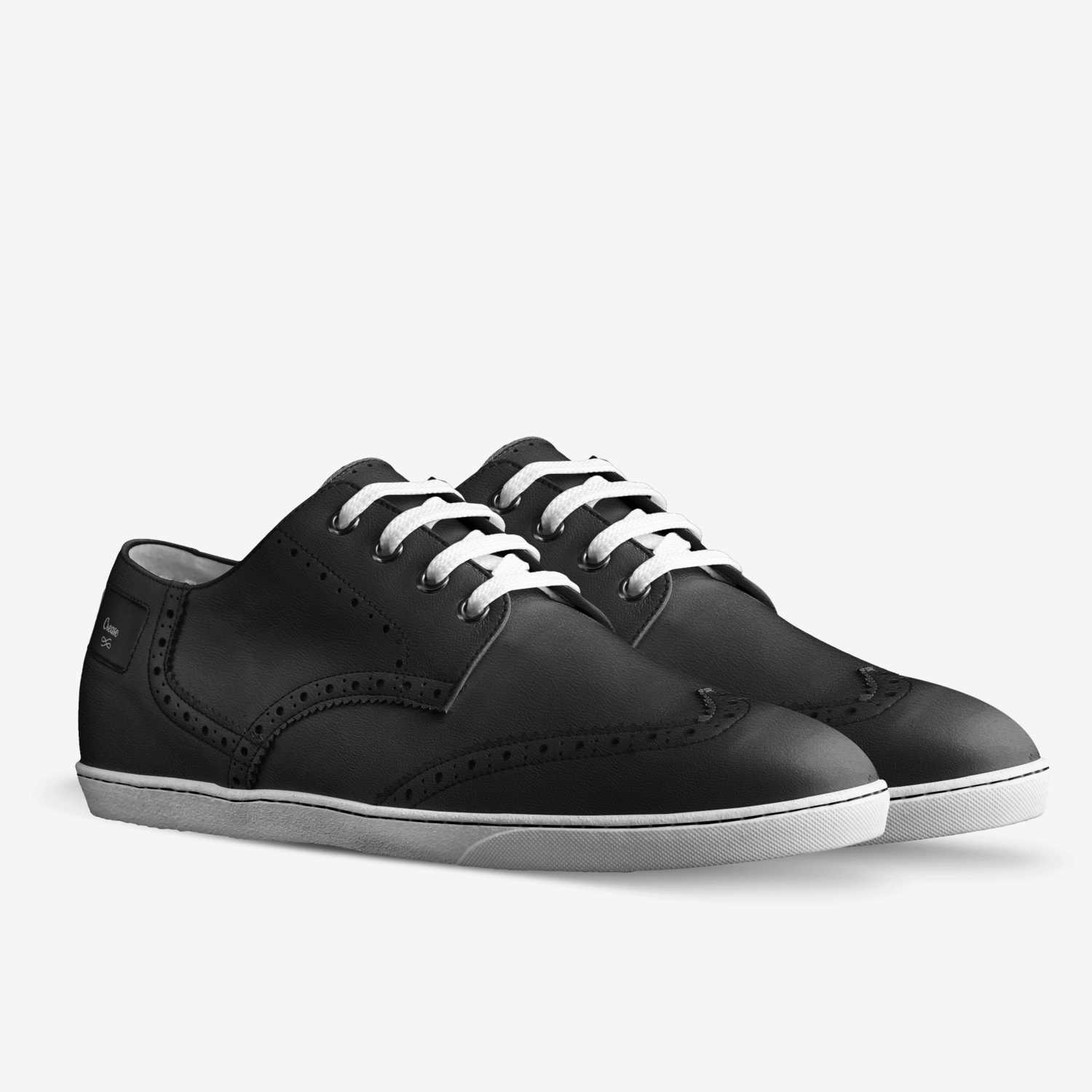 Crease custom made in Italy shoes by Quentin Adams | Double view