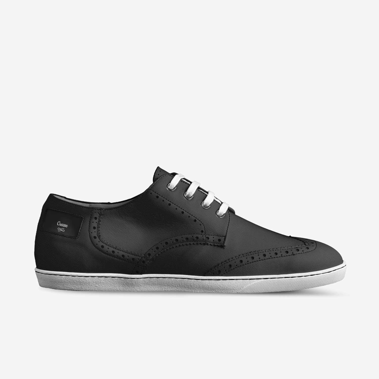 Crease custom made in Italy shoes by Quentin Adams | Side view