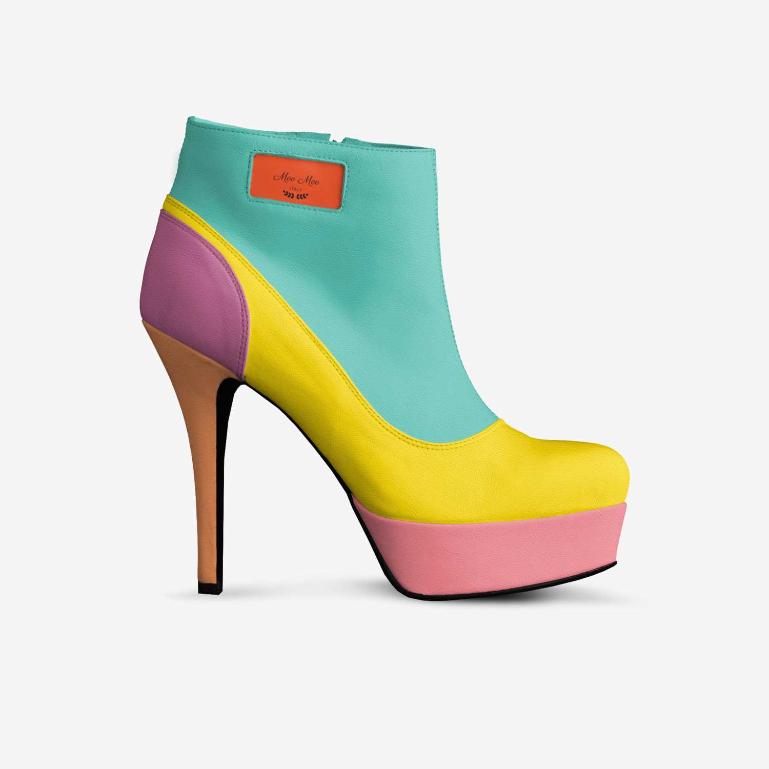 Moo Moo custom made in Italy shoes by Julien Frazier | Side view