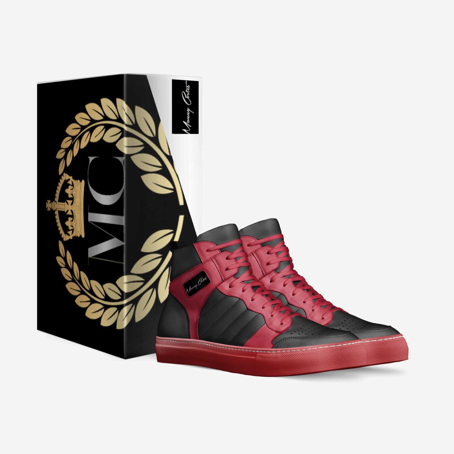 Red Blood custom made in Italy shoes by Manny Cortes | Box view