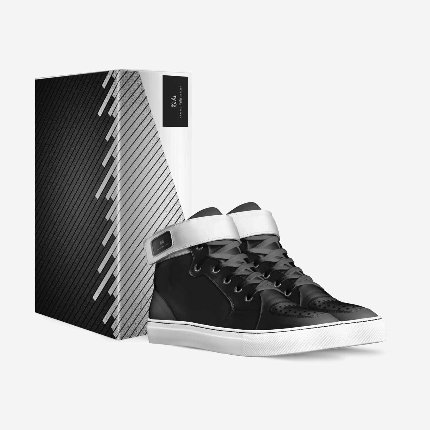 Kicks custom made in Italy shoes by Maro Akeni | Box view
