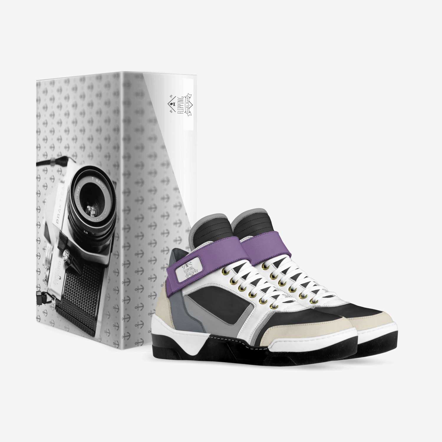 Flipping  custom made in Italy shoes by Lina | Box view