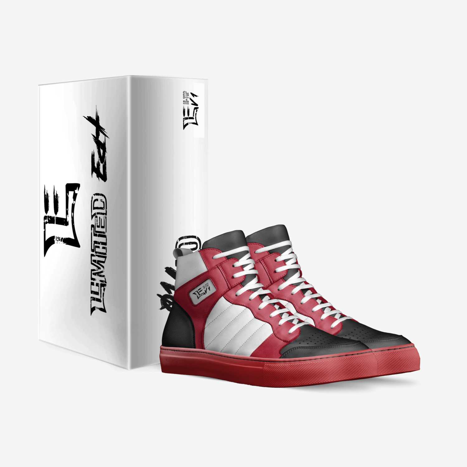 LE Hi-Top V.1 custom made in Italy shoes by Danial Lee | Box view