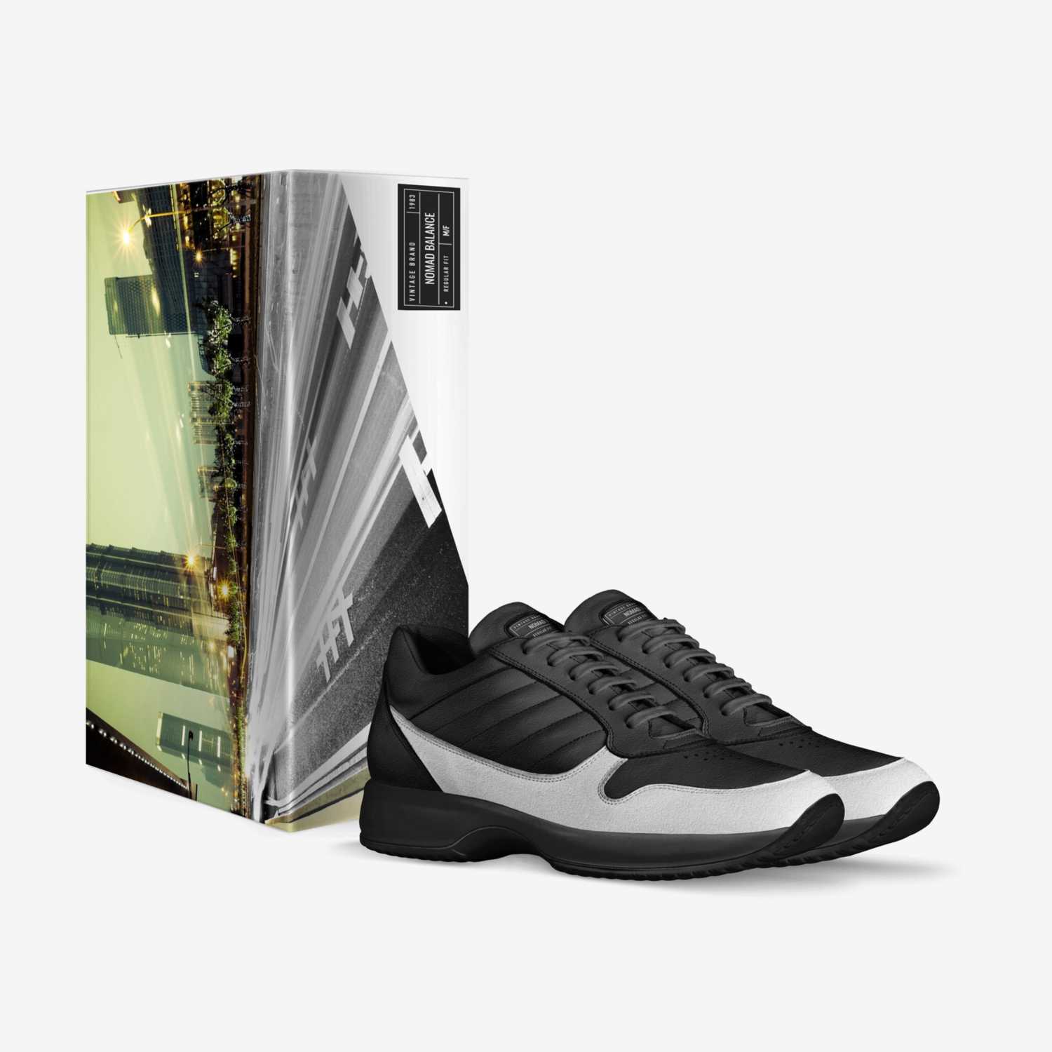 NOMAD BALANCE custom made in Italy shoes by Kent Hernandez | Box view