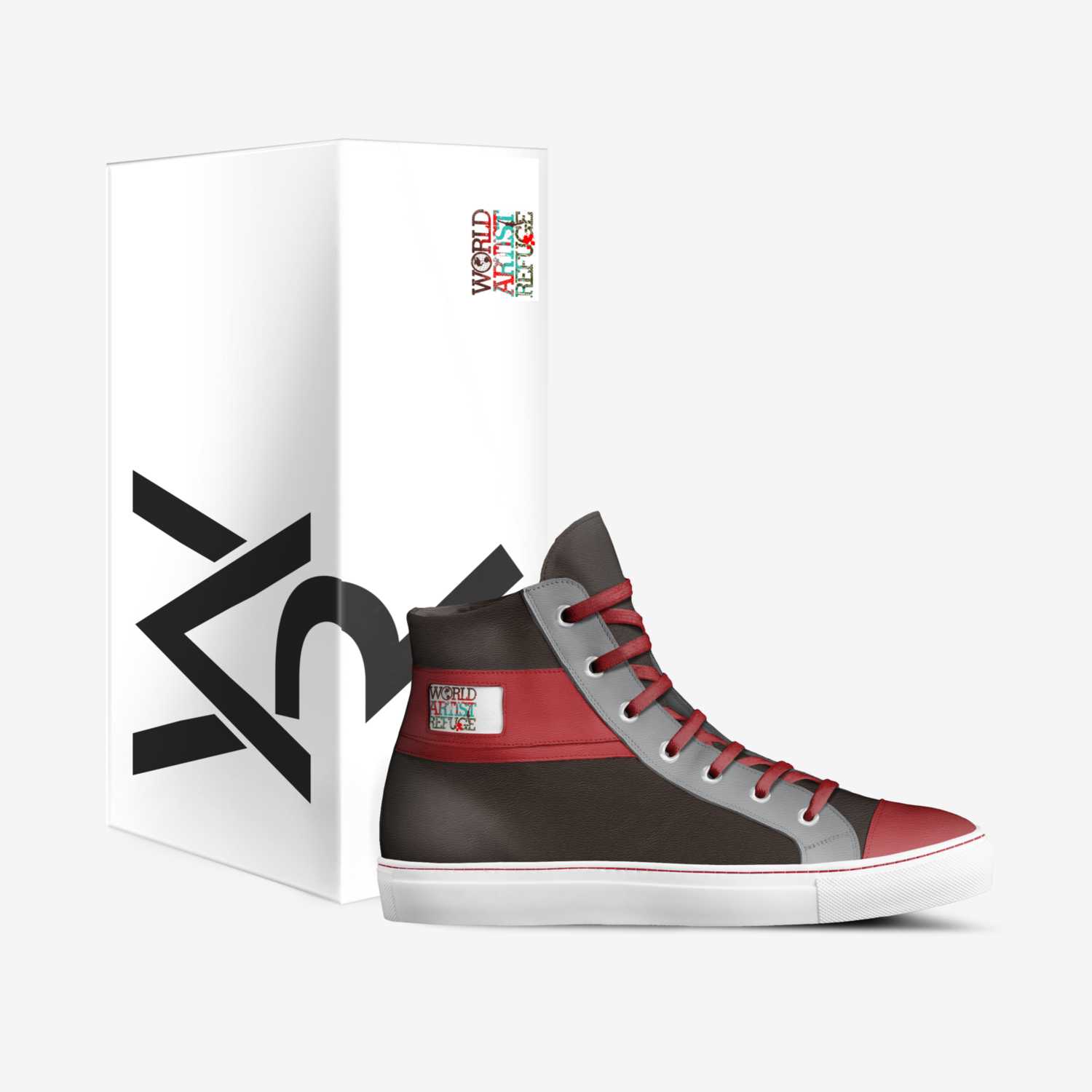 World Artist Refuge custom made in Italy shoes by Morris Peterson | Box view