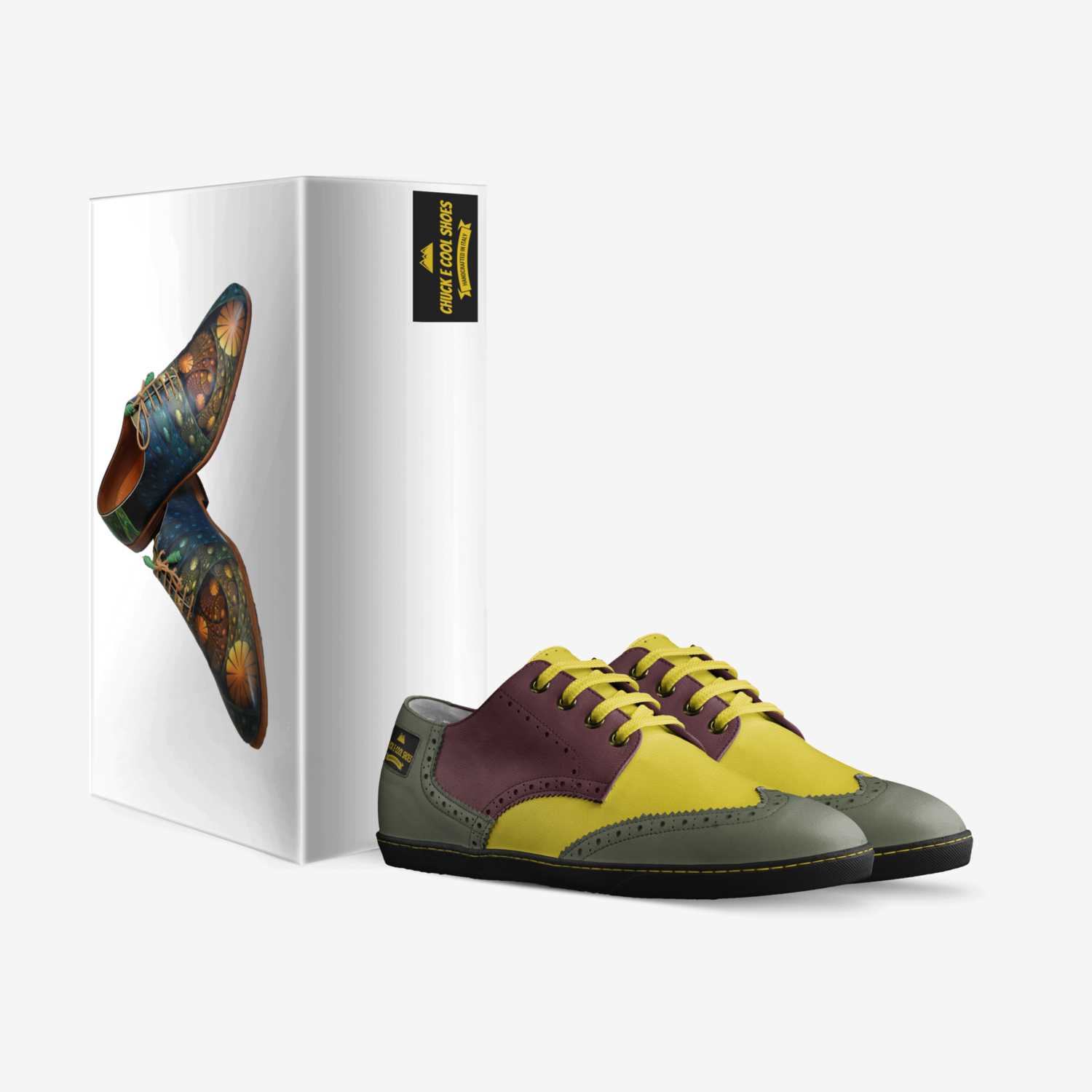 chuck E cool shoes custom made in Italy shoes by C Cunningham | Box view