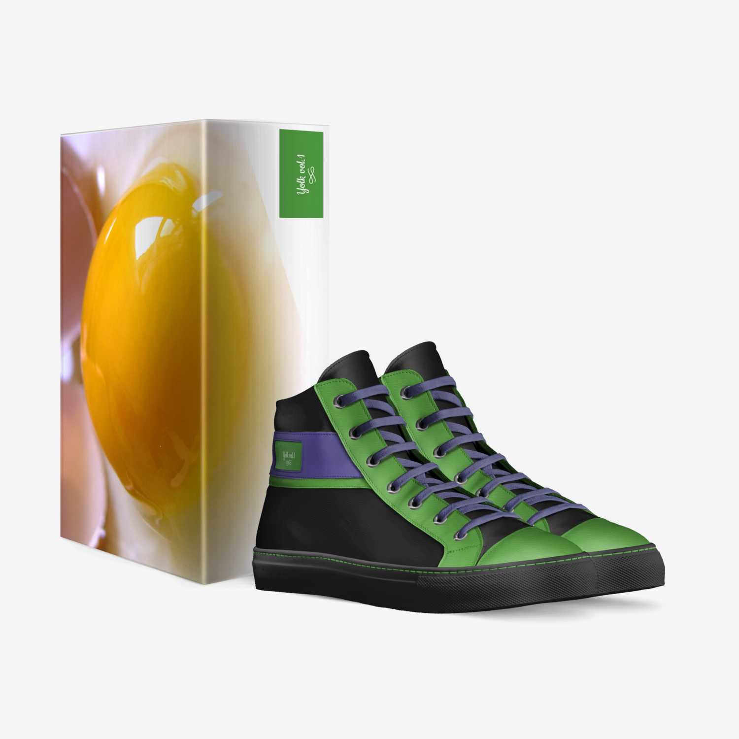 Yolk vol.1 custom made in Italy shoes by Egg Yolk | Box view