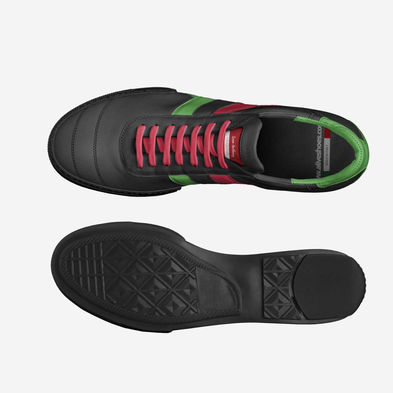 Sean Anthony - RBG custom made in Italy shoes by Steve Russell | Top view