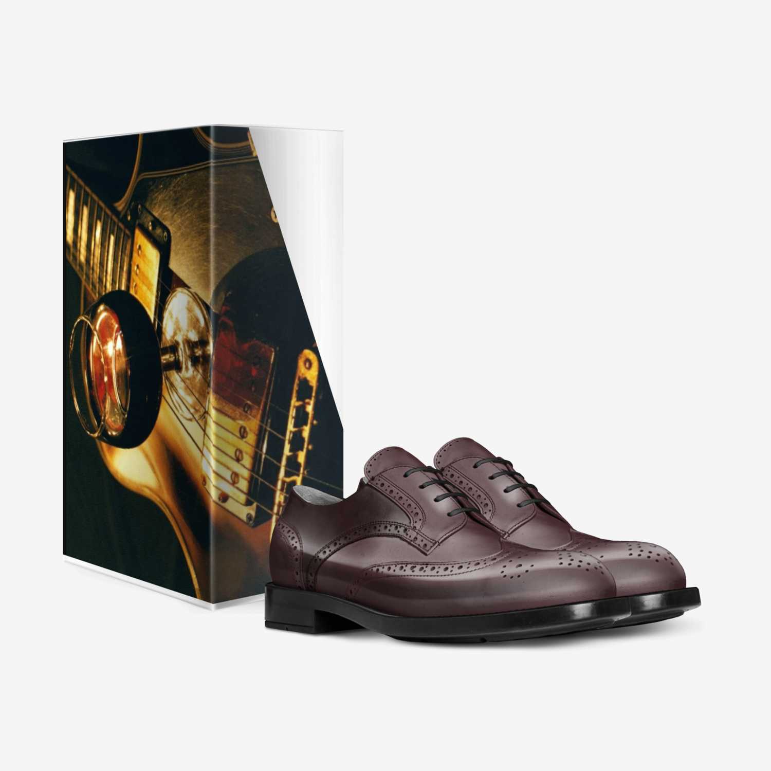 Slow wine custom made in Italy shoes by Lamar Lomack | Box view