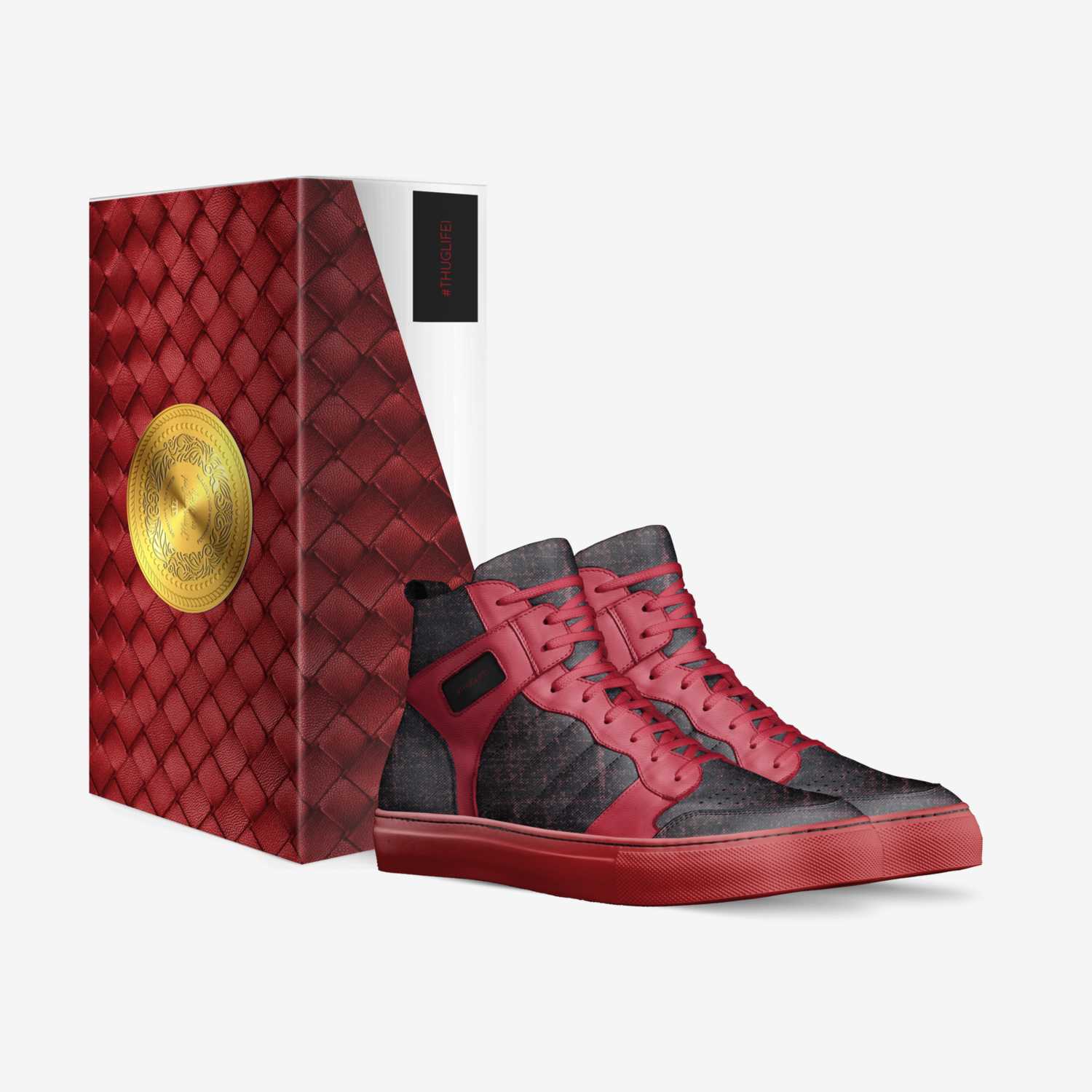 #THUGLIFE1 custom made in Italy shoes by Kandise Owens | Box view