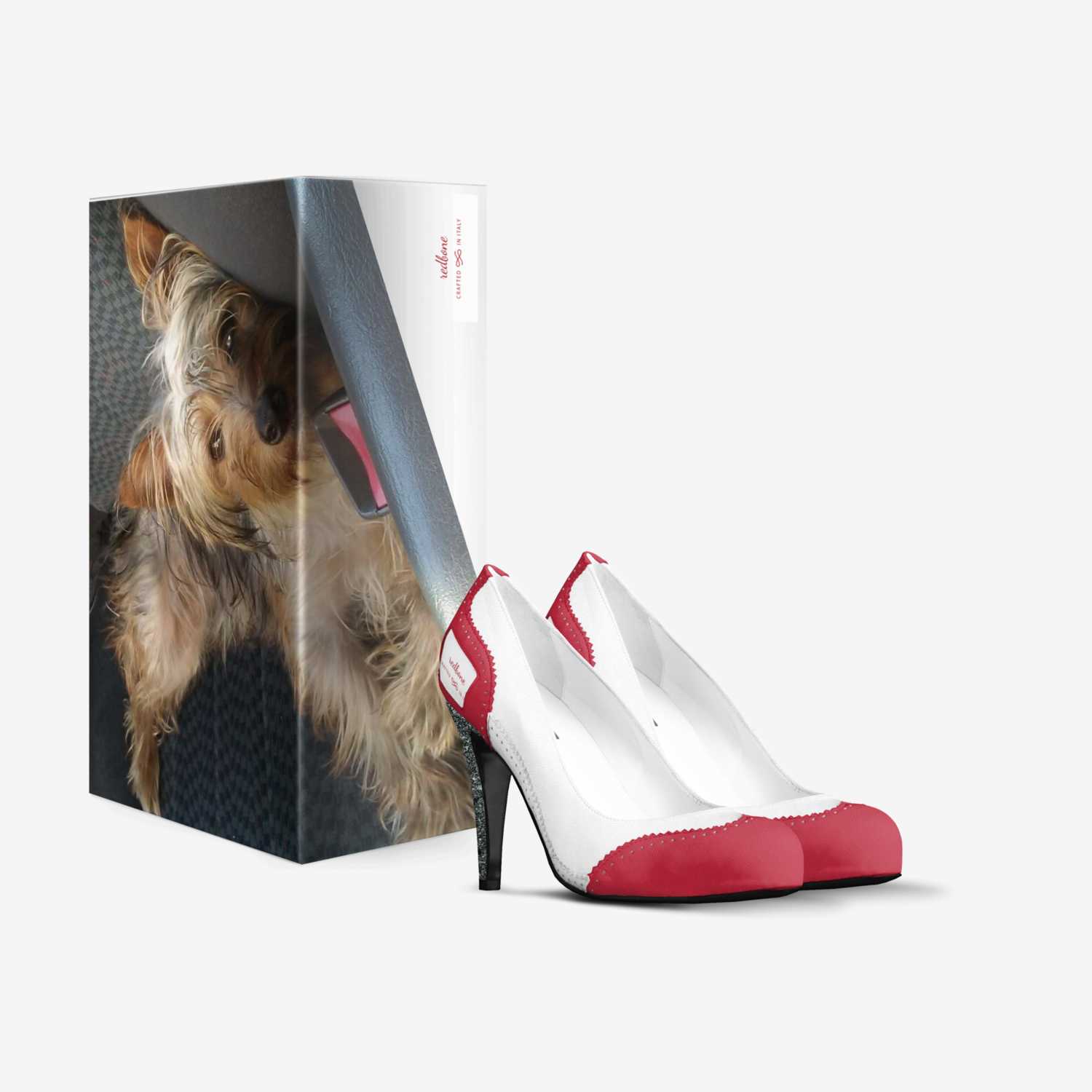 redbone custom made in Italy shoes by Moffatt Gordon | Box view