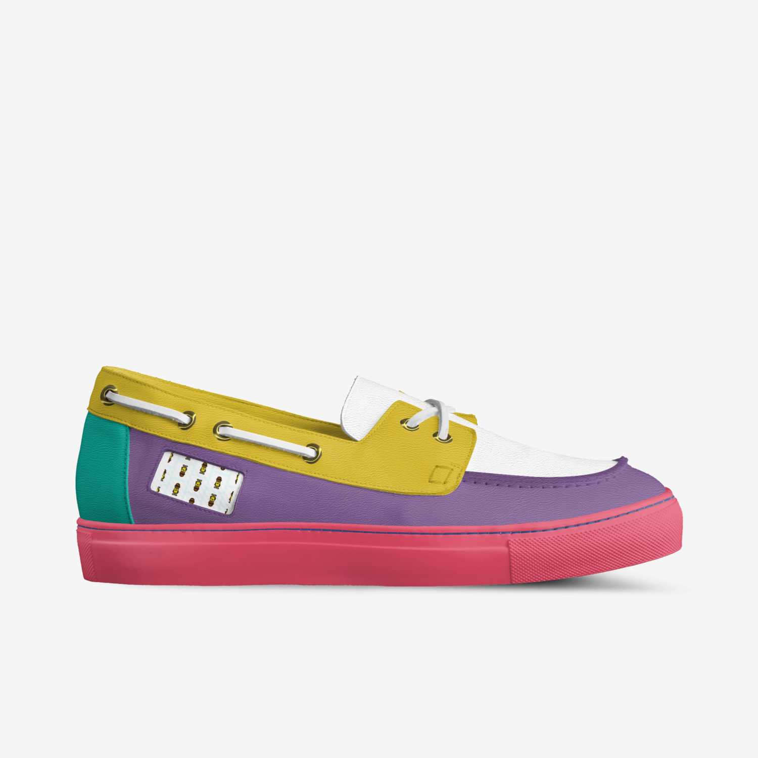 Boothville Scoobys custom made in Italy shoes by Theodore Pinkins | Side view