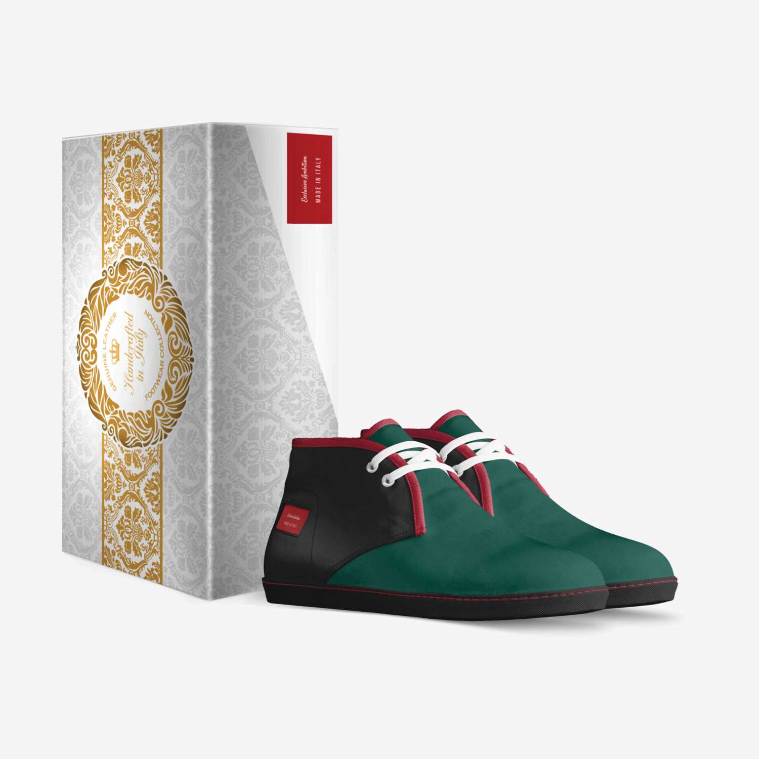 Exclusive Ambition custom made in Italy shoes by Henry | Box view