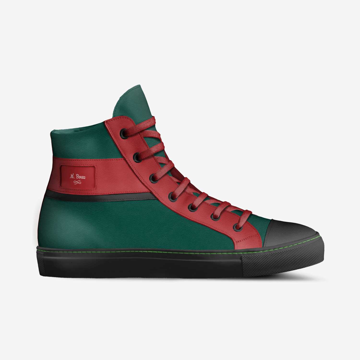 M. Boaz custom made in Italy shoes by Lashawn Butler | Side view