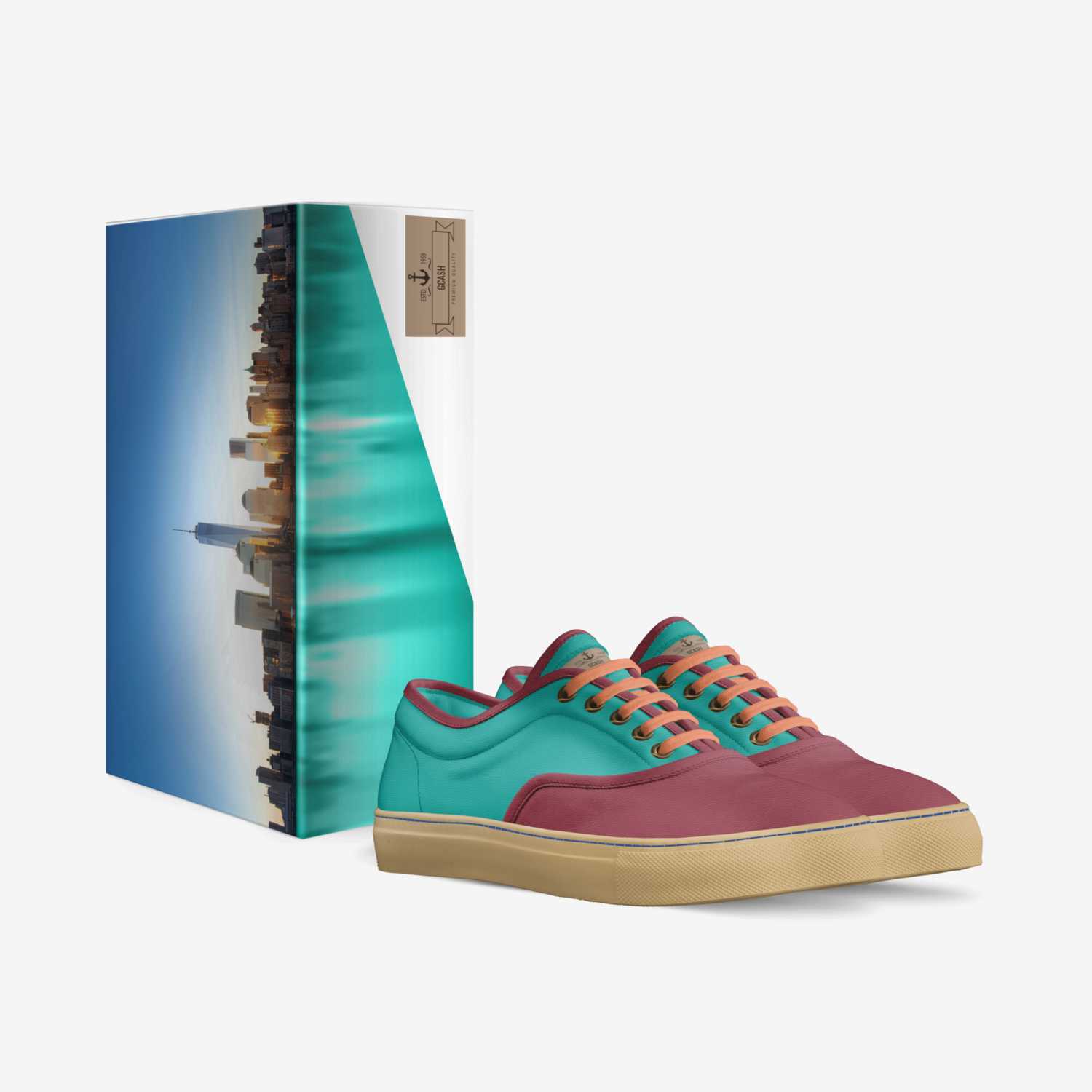 Gcash custom made in Italy shoes by Geno Cash | Box view