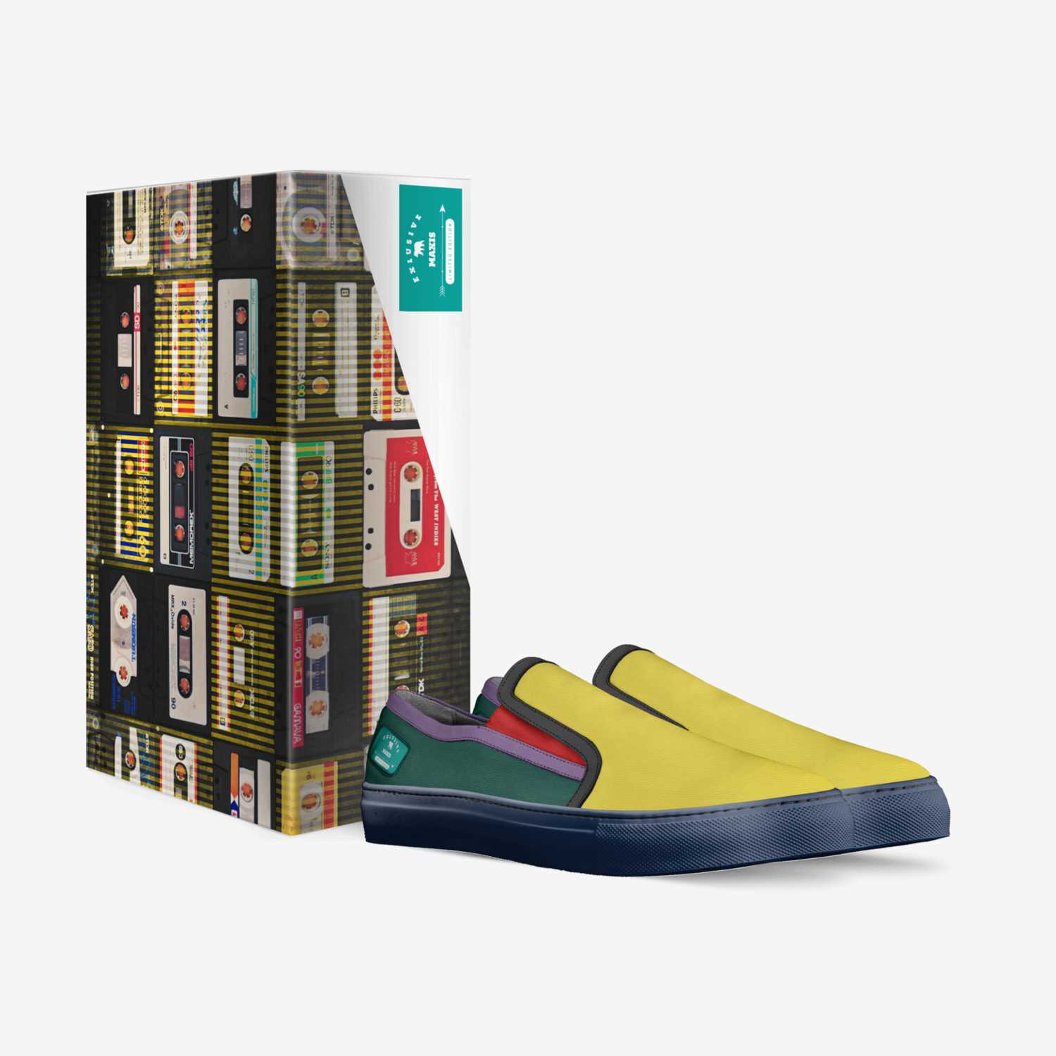 maxis custom made in Italy shoes by Maxwell Towne | Box view