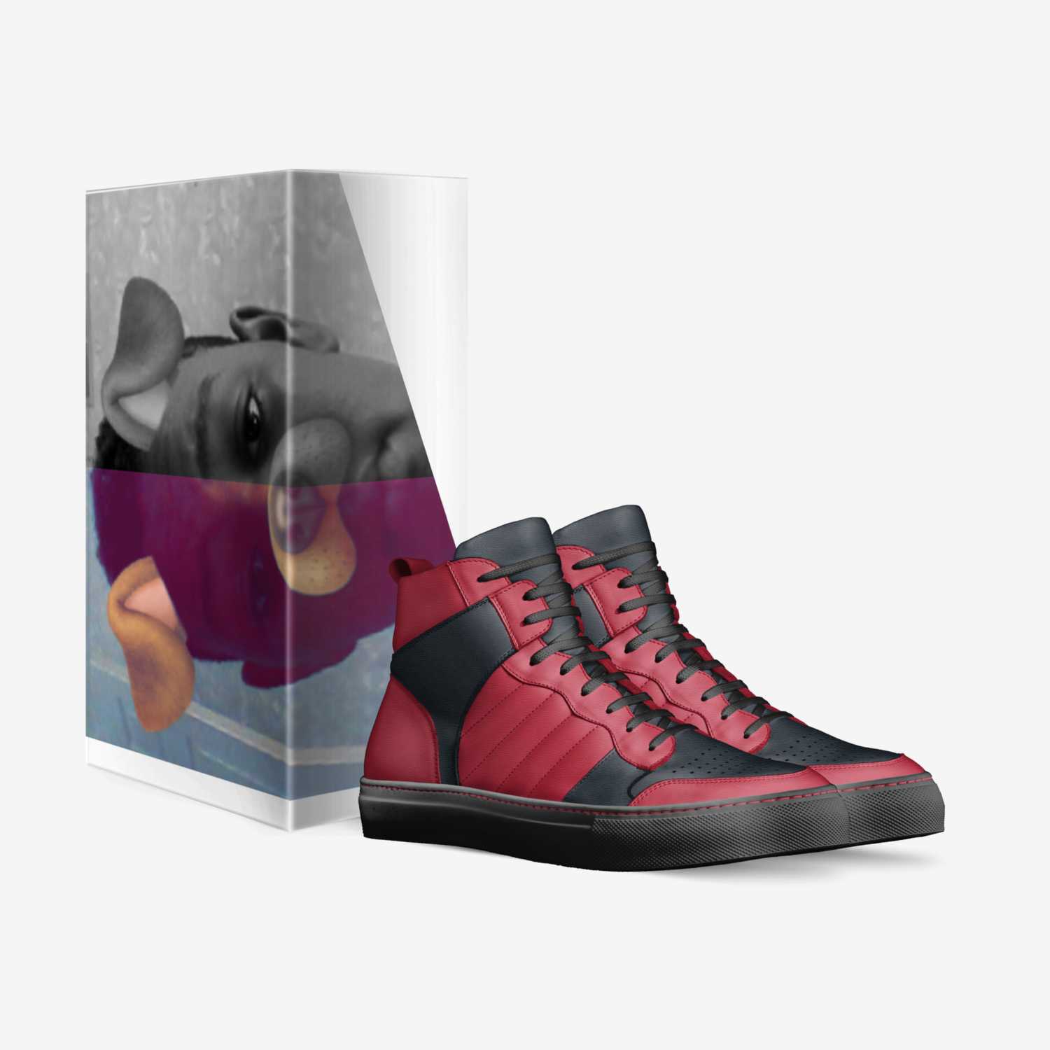 Slashes  custom made in Italy shoes by Shaqir Freeman | Box view