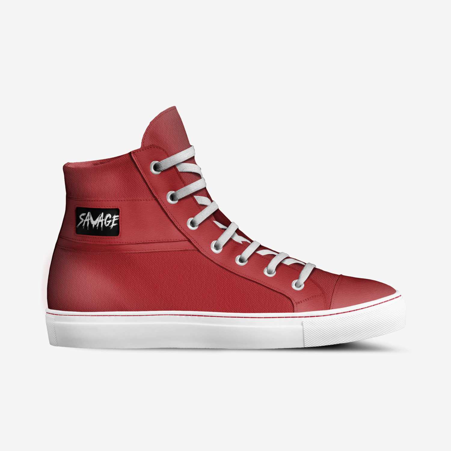 Gorillaz design custom made in Italy shoes by Savannah | Side view
