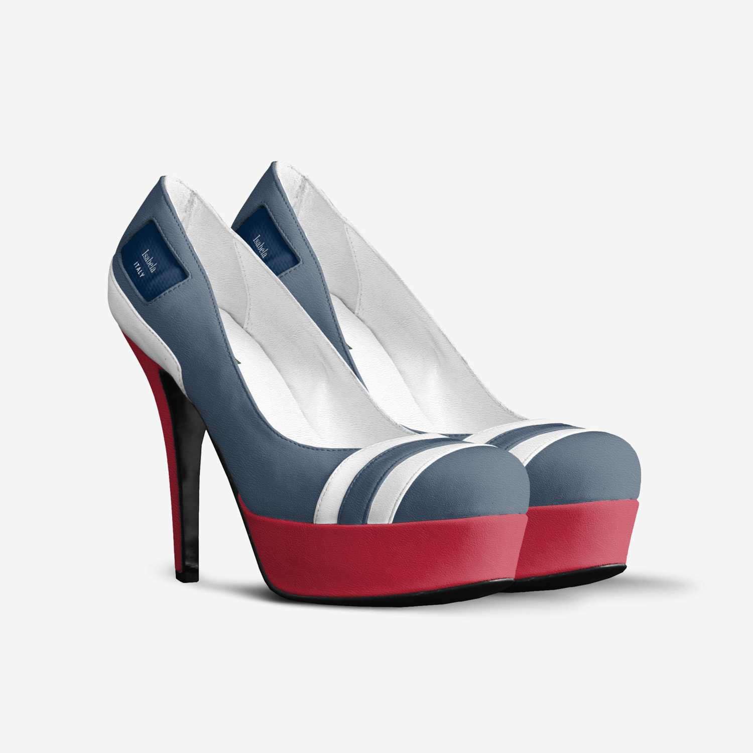 Isabela custom made in Italy shoes by Isabela Macavei | Double view