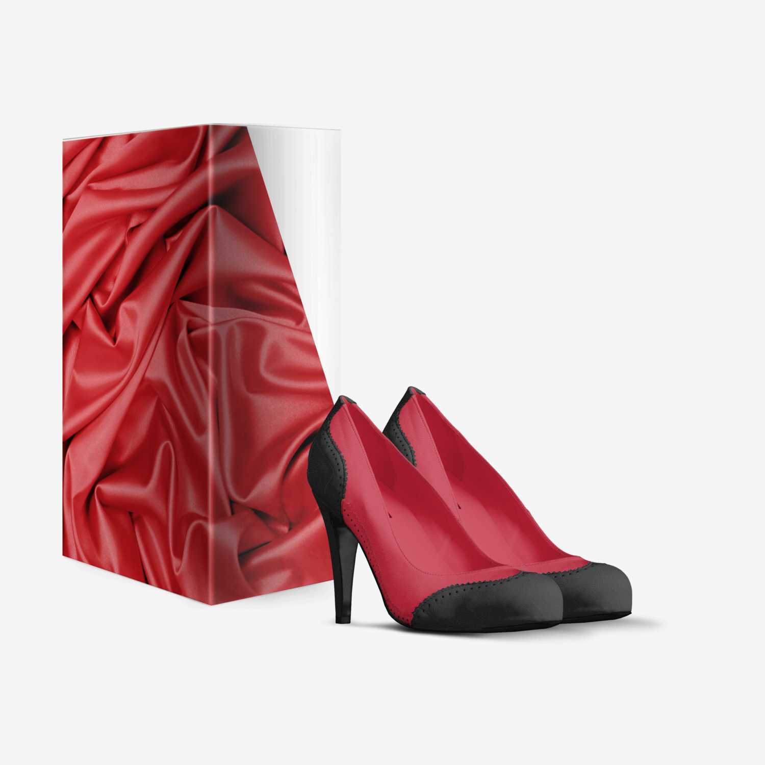 Stacks on Check custom made in Italy shoes by Lawrence Johnson | Box view