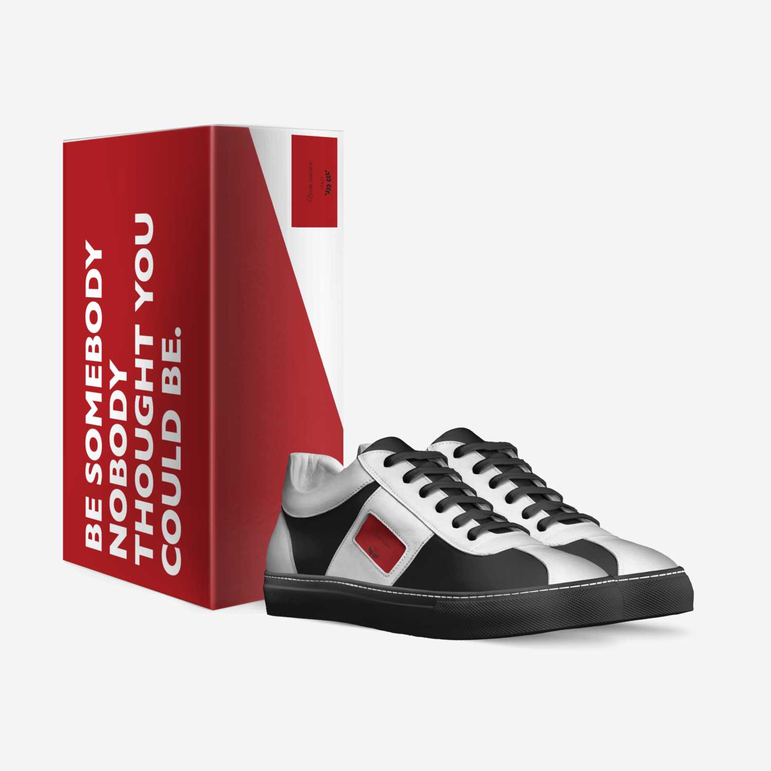Boom nataion custom made in Italy shoes by Omari | Box view